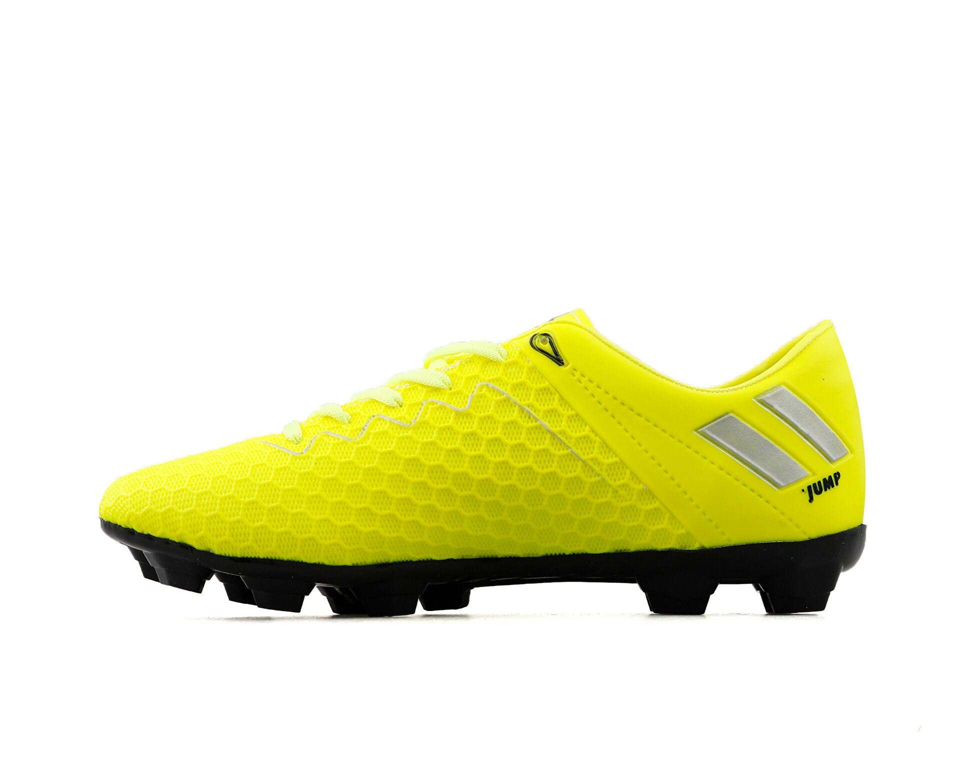 Men s Turf Football Shoes 27880 D NEON YELLOW SILVER