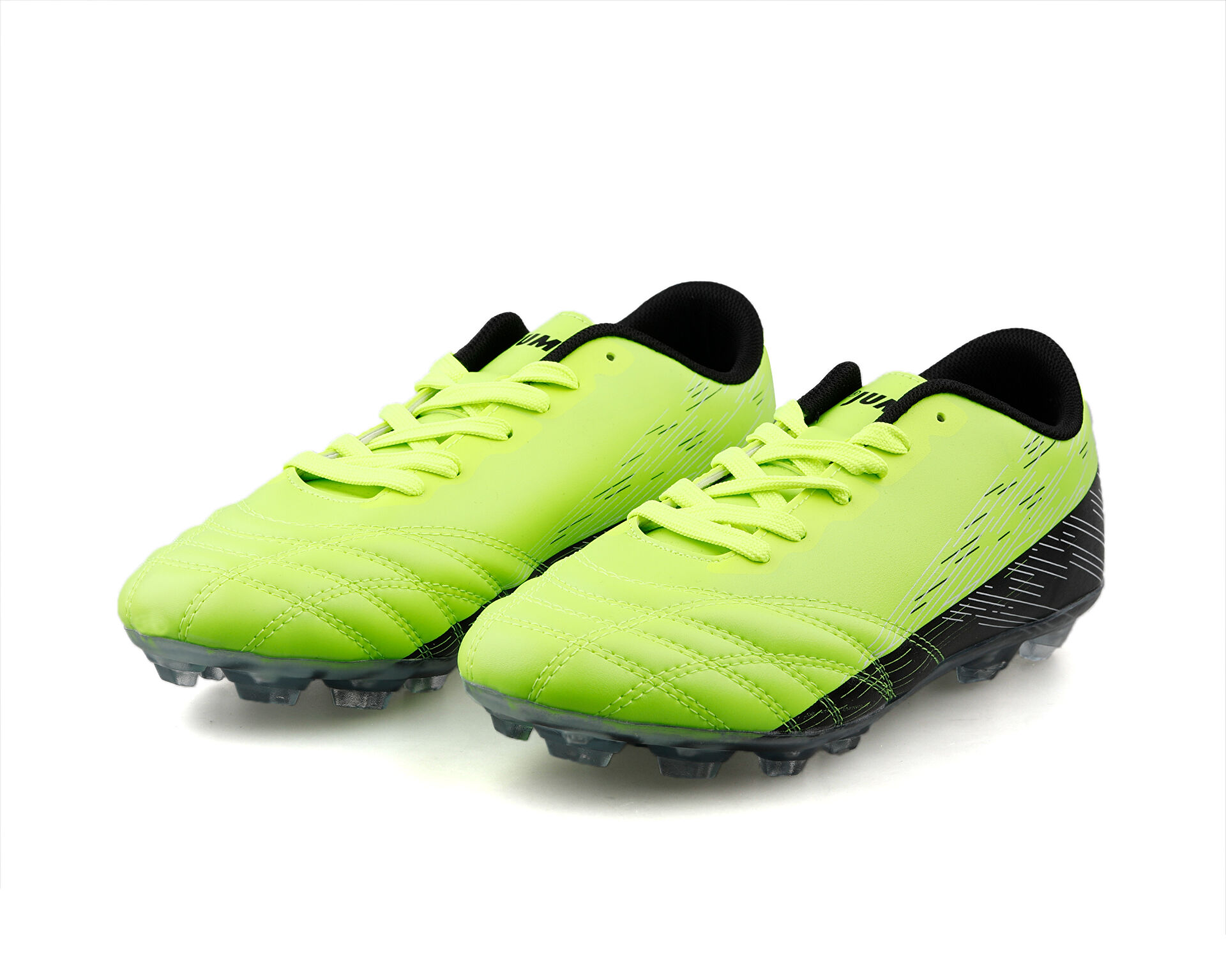 Men s Turf Football Shoes 28221 E NEON GREEN BLACK