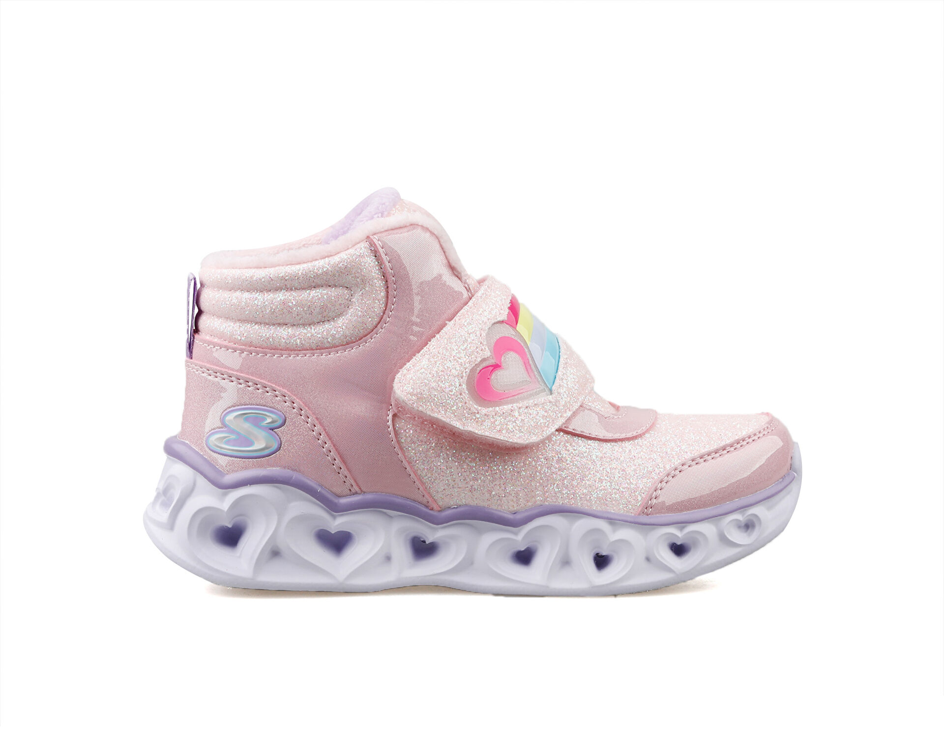 Skechers Cocuk Heart Lights Brilliant Rainbow Pembe 302669L PKLV