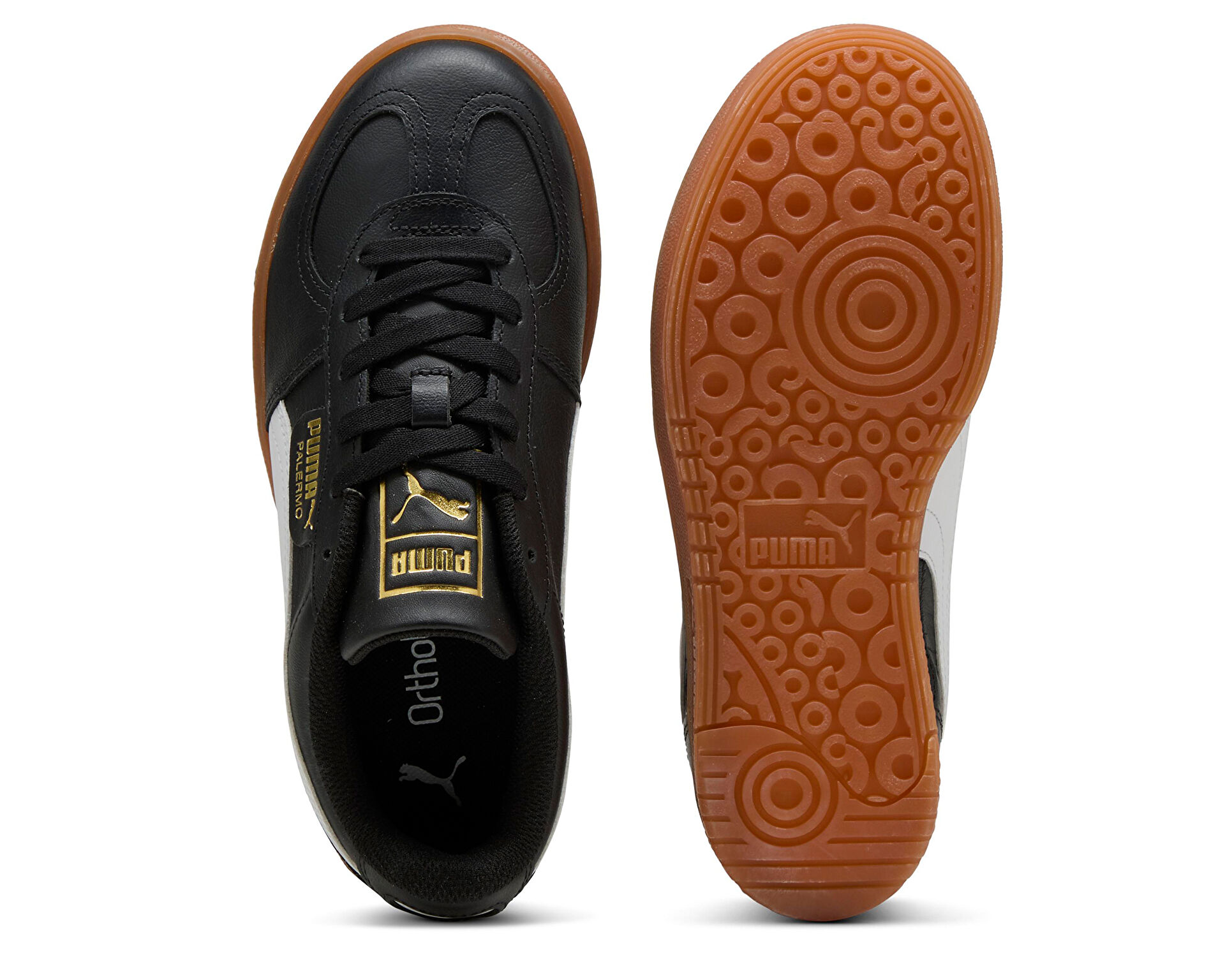 ◎PUMA◎ Palermo Elevator Lth Wns Black 40046101 400461-01 PUMA Palermo Elevata Women's Shoes Black 400461-01