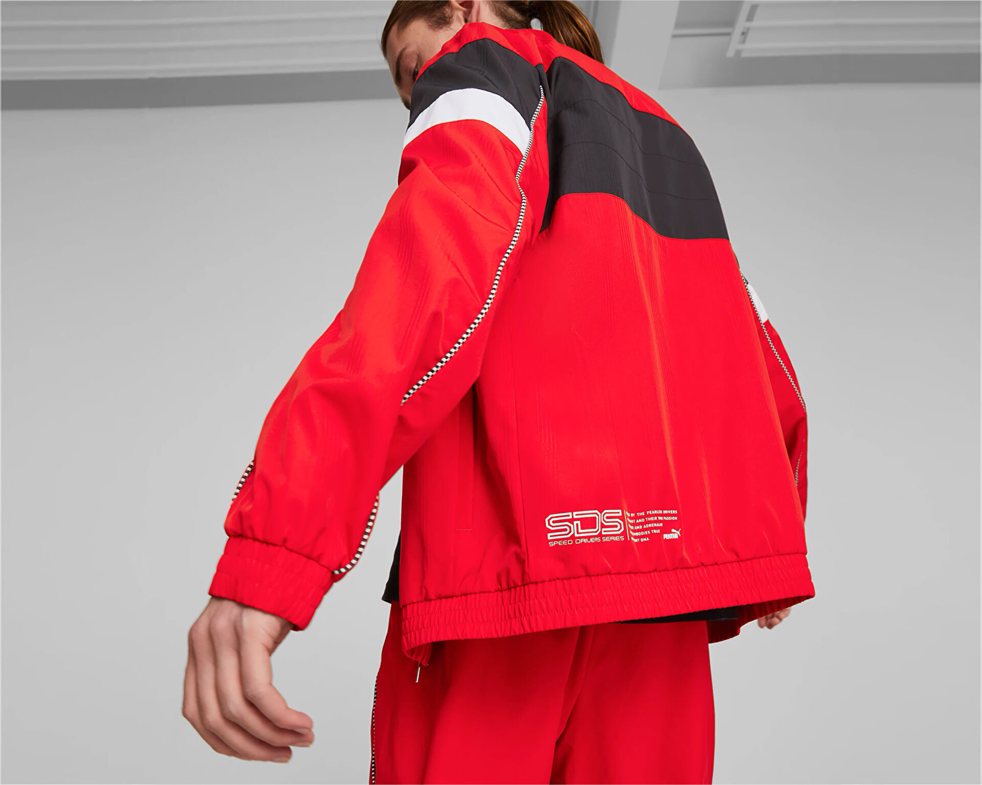 Ferrari Race Sds Jacket Erkek Puma K rm z Erkek G nl k Ceket
