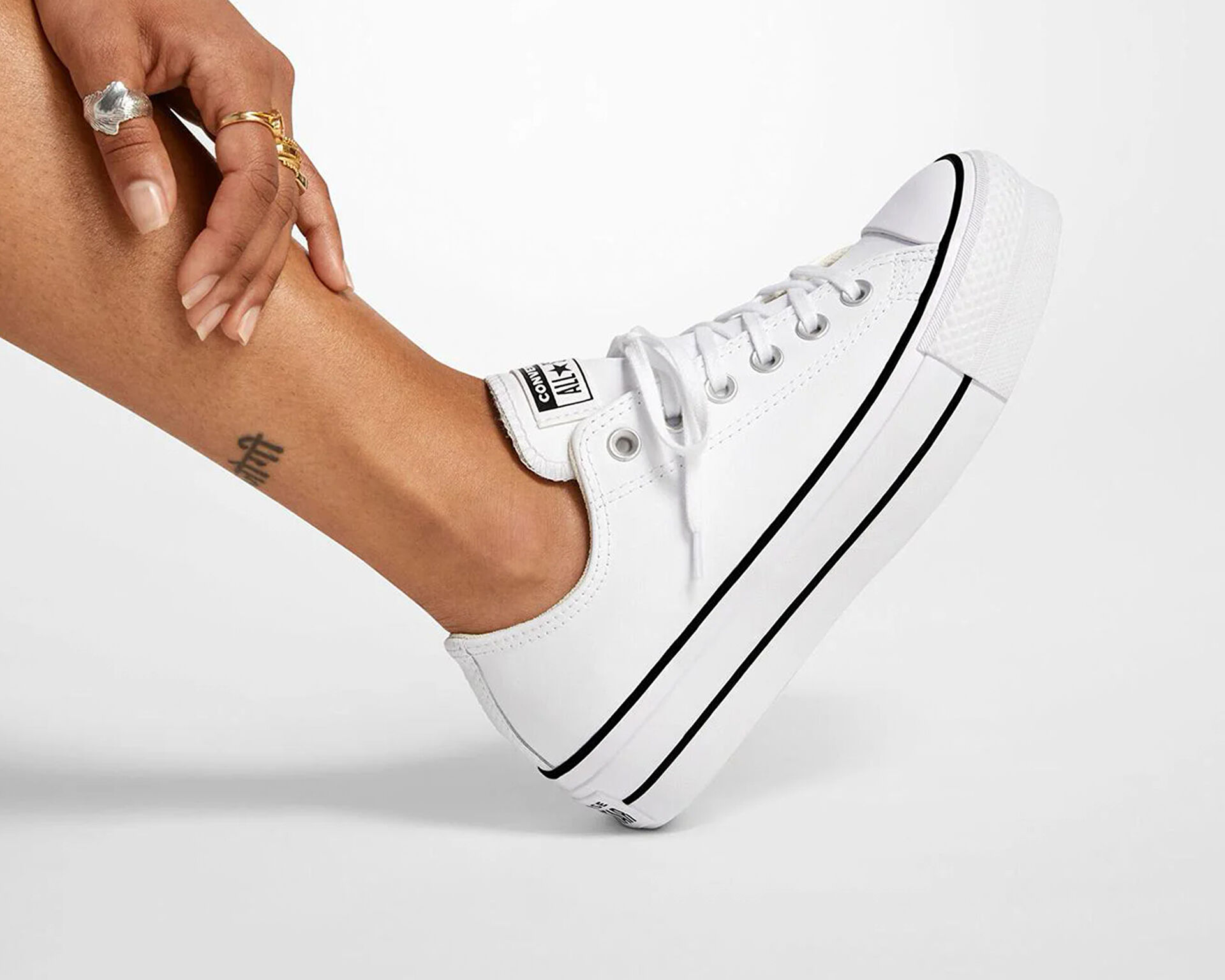 New leather converse discount