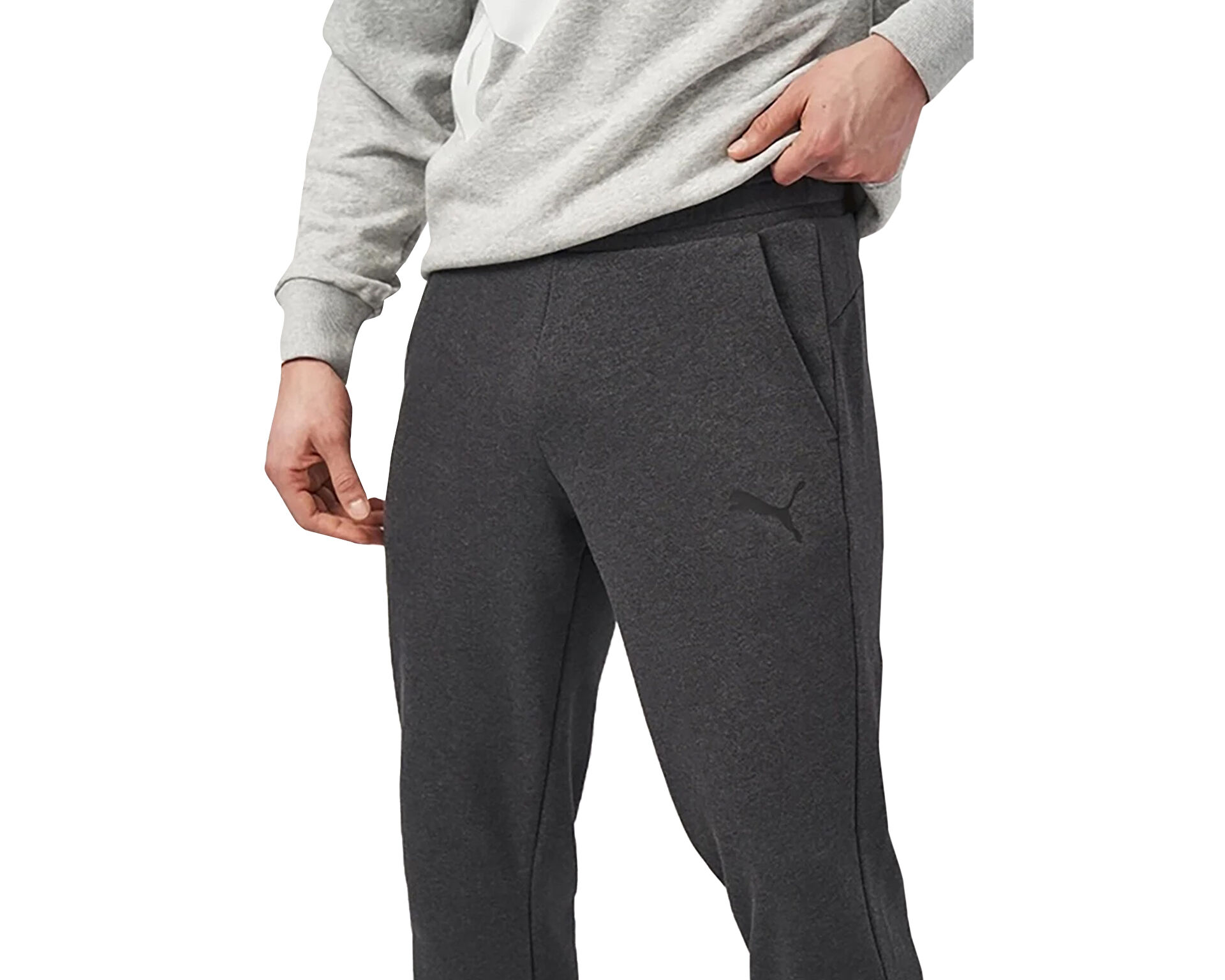 Men's puma fleece pants new arrivals