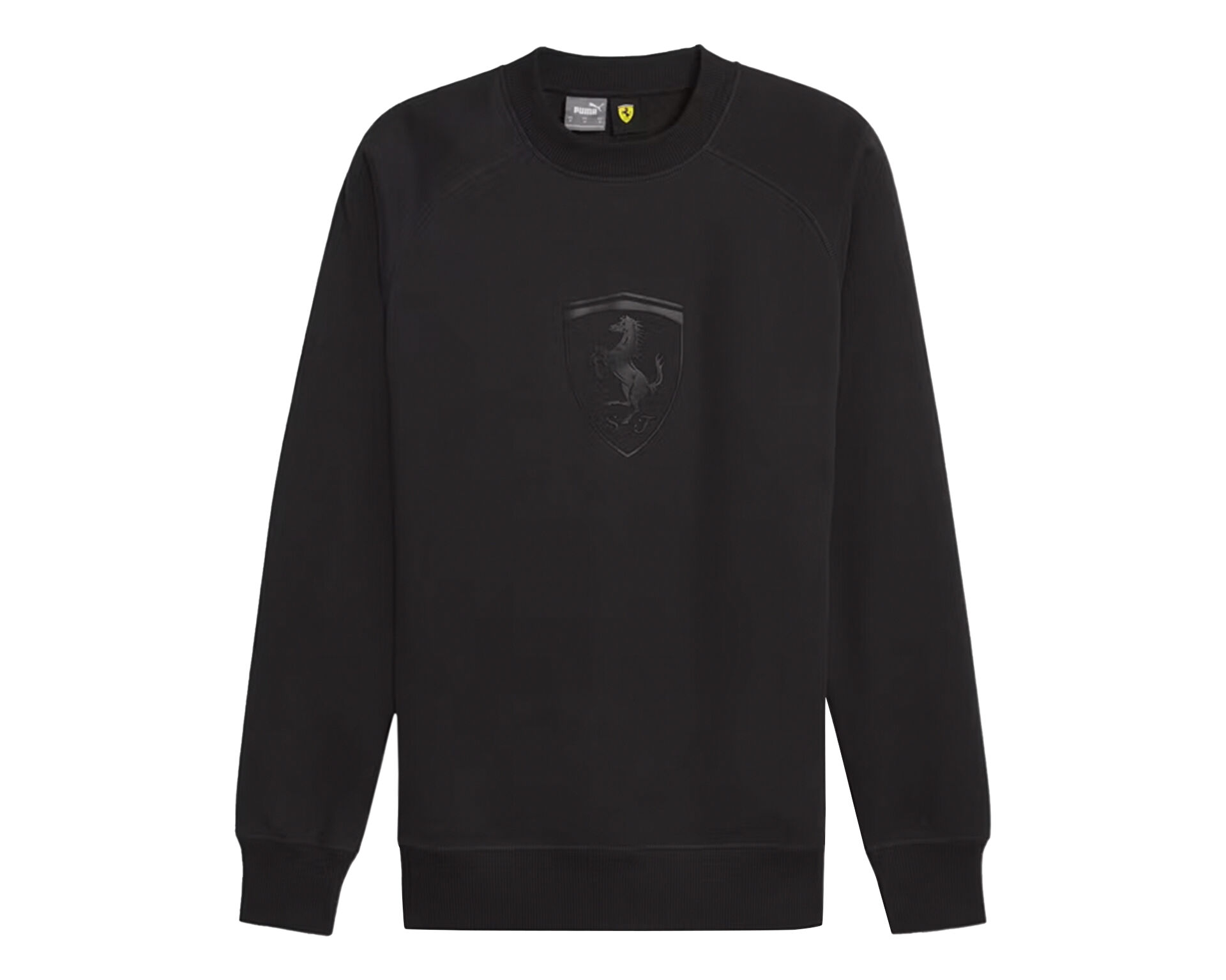 Puma Erkek Ferrari Race Big Shield Crew Siyah 62380201