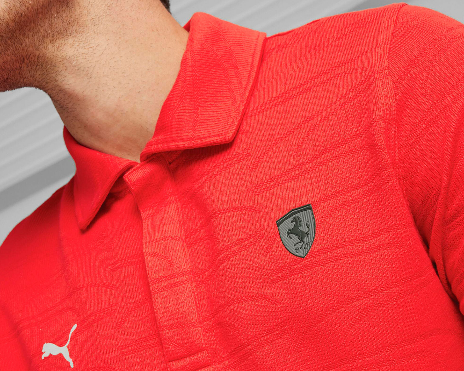 Puma Erkek Ferrari Style Jacquard Polo K rm z 62382802