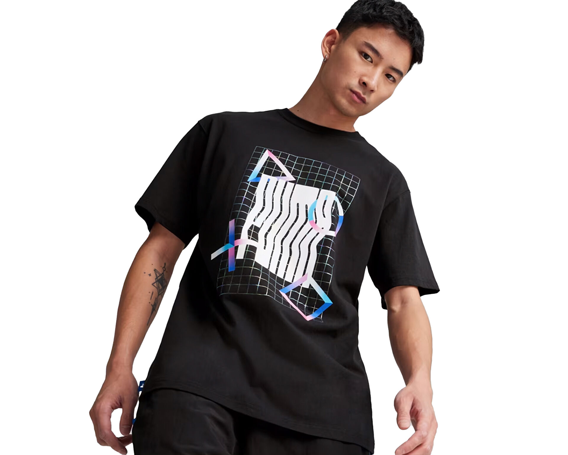 Puma Erkek Puma X Playstation Tee Siyah 62469401