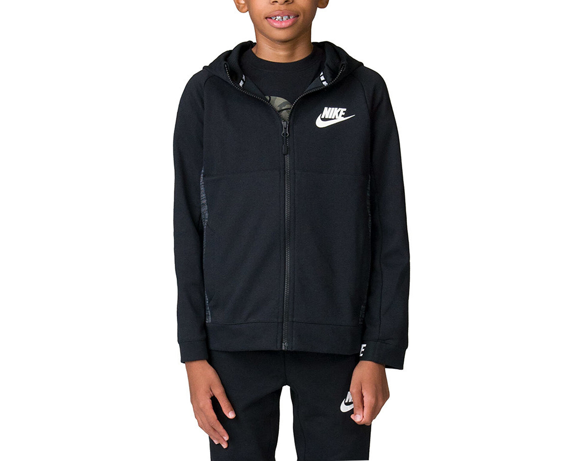 Nike Çocuk B Hoodie Fz Av15 Siyah 856185-010