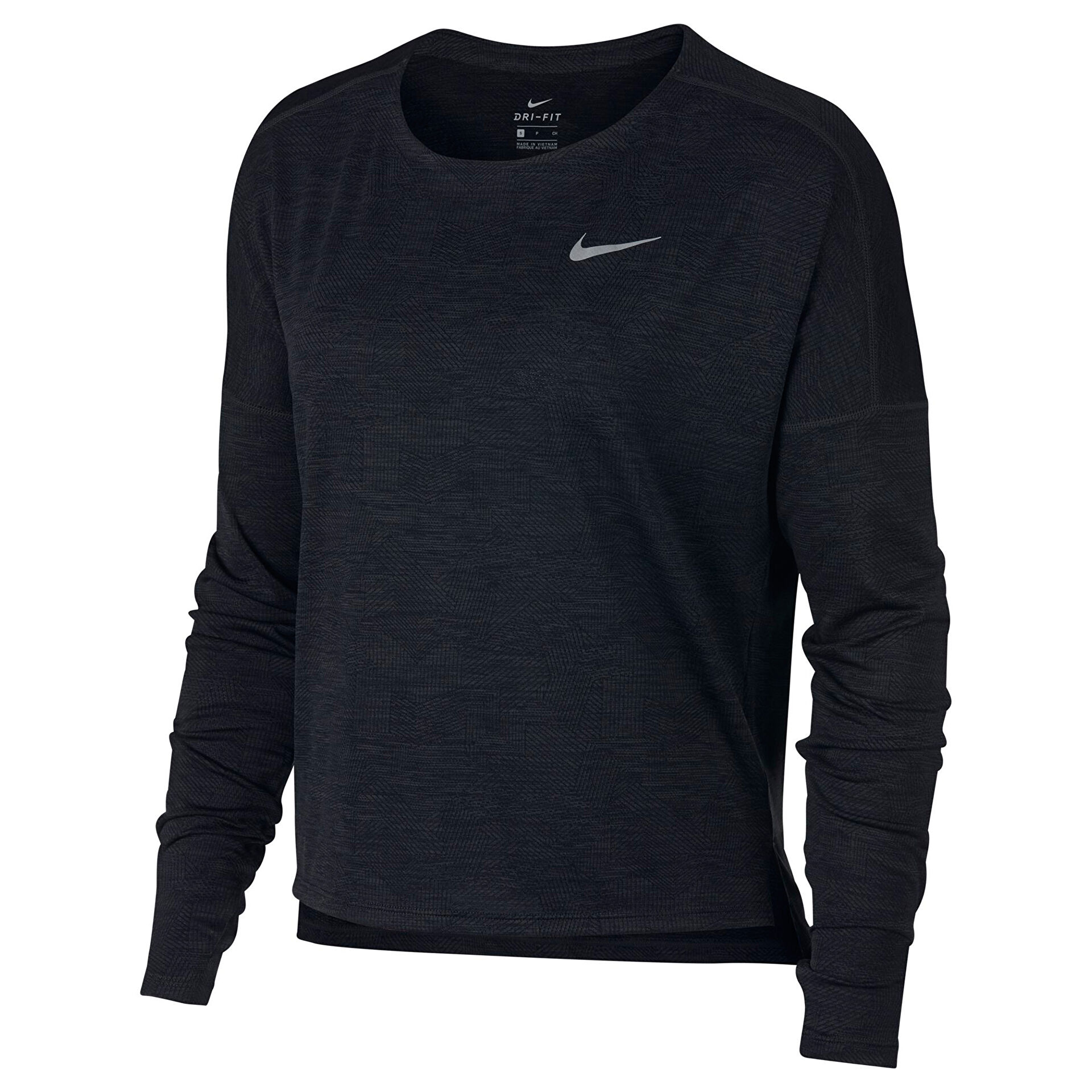 Nike Kad n W Dry Medalist Top Ls Siyah 890095 011