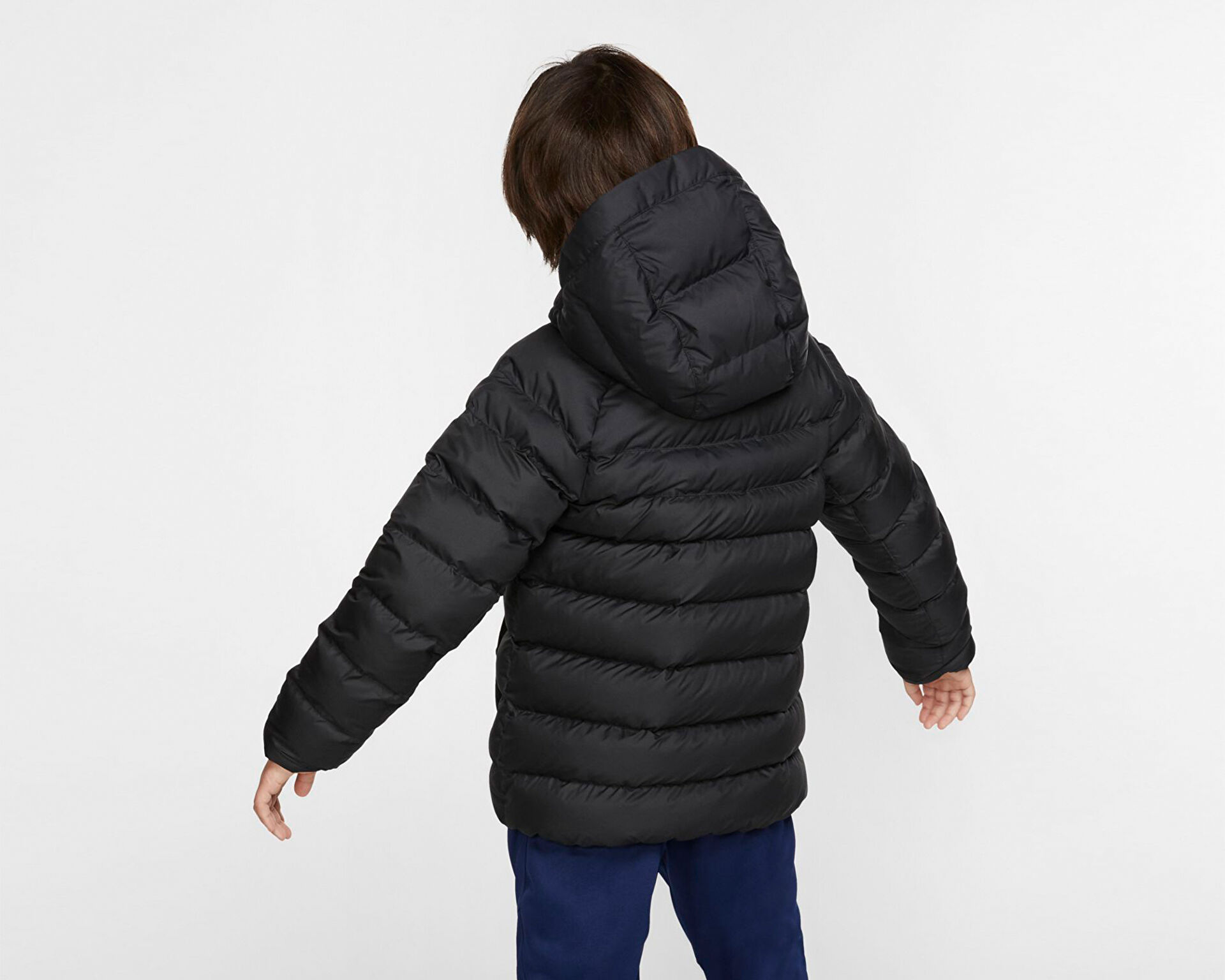 B Nsw Jacket Filled ocuk Nike Siyah ocuk G nl k Mont 939554 014