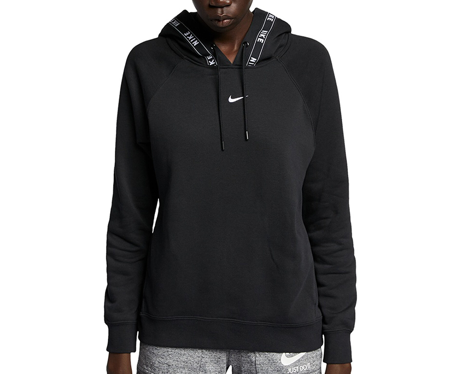 Nike w nsw hoodie logo tape deals