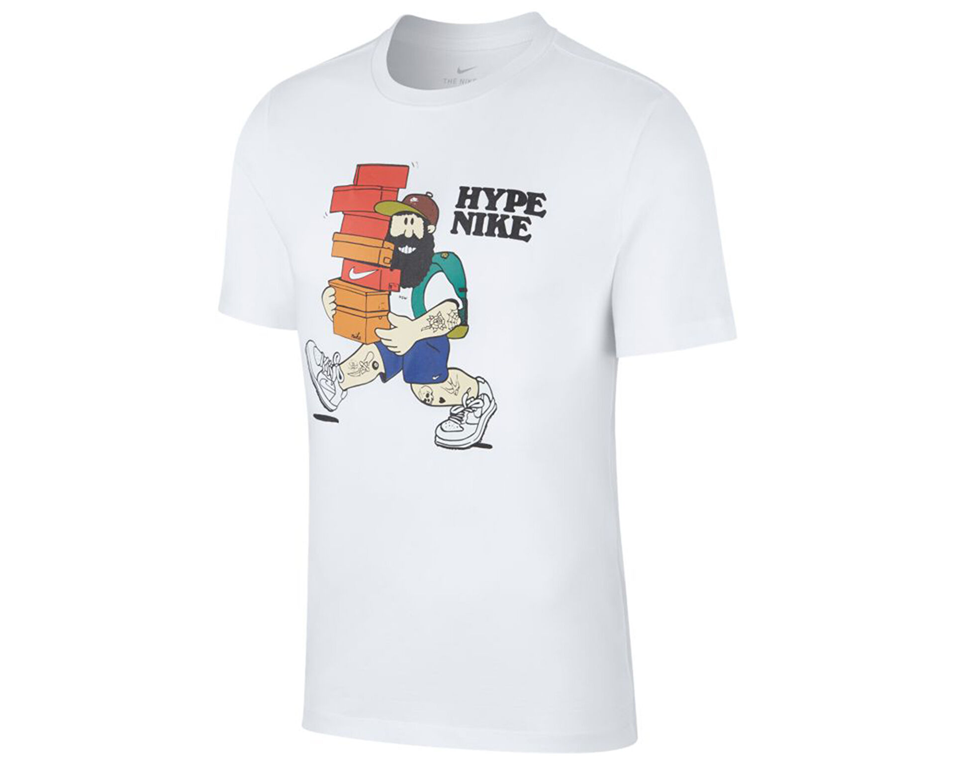 Nike Erkek M Nsw Tee Hype 1 Beyaz AR5075 100