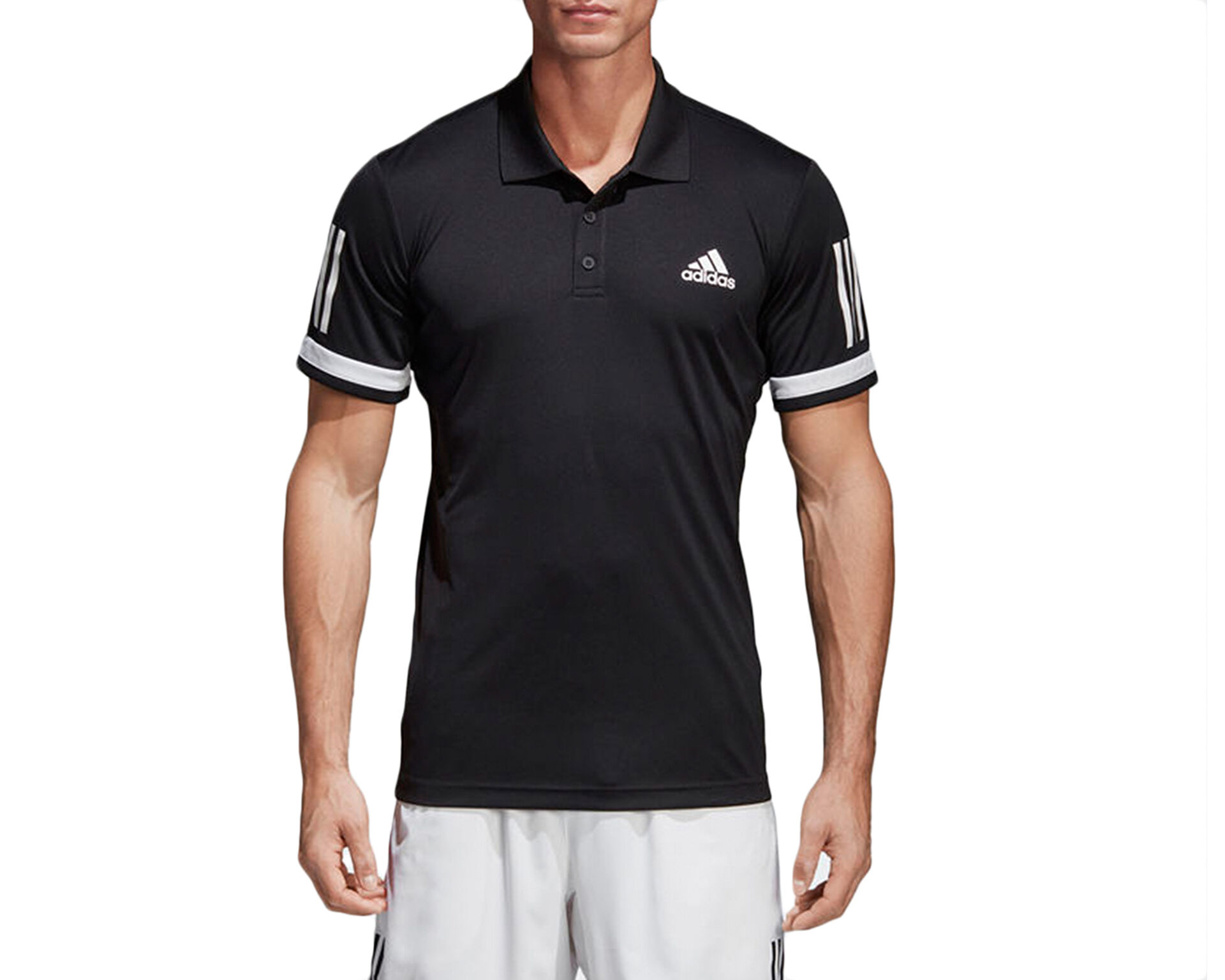 adidas Erkek Club 3Str Polo Siyah CD7469
