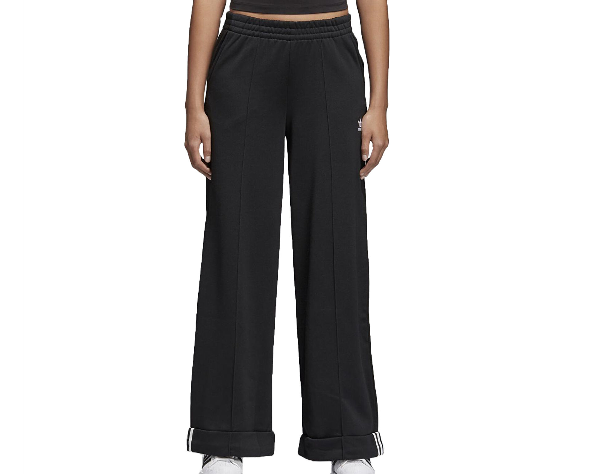 Fashion League High Waist Sailor Pant Kad n adidas Siyah Kad n