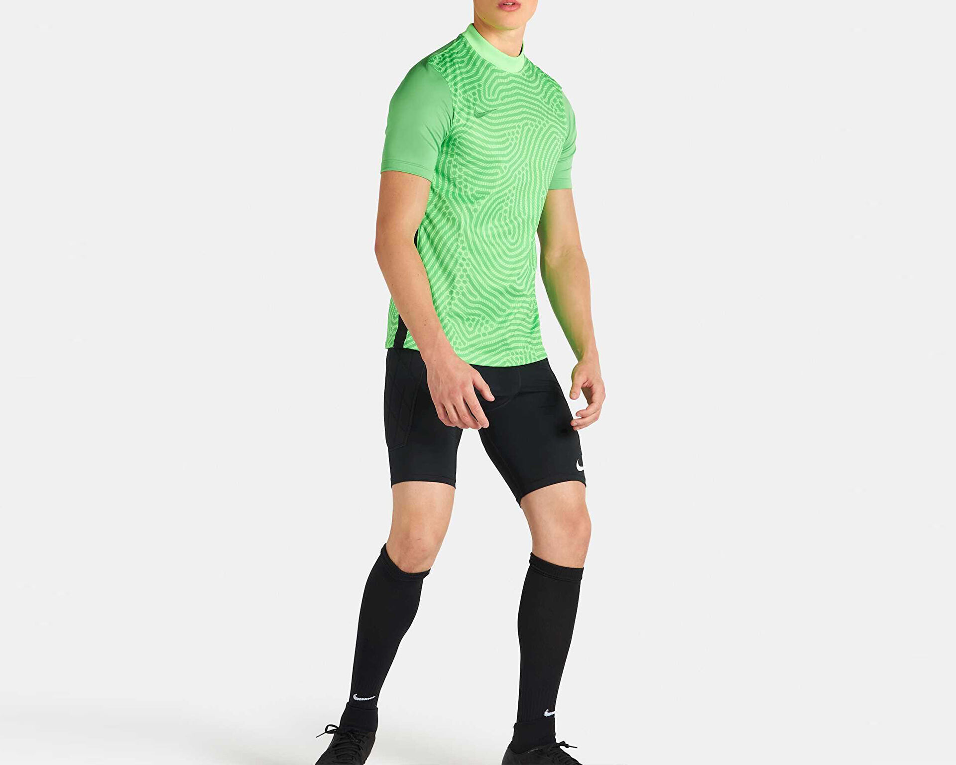 Men s Football Padded Goalkeeper Shorts CV0053 010