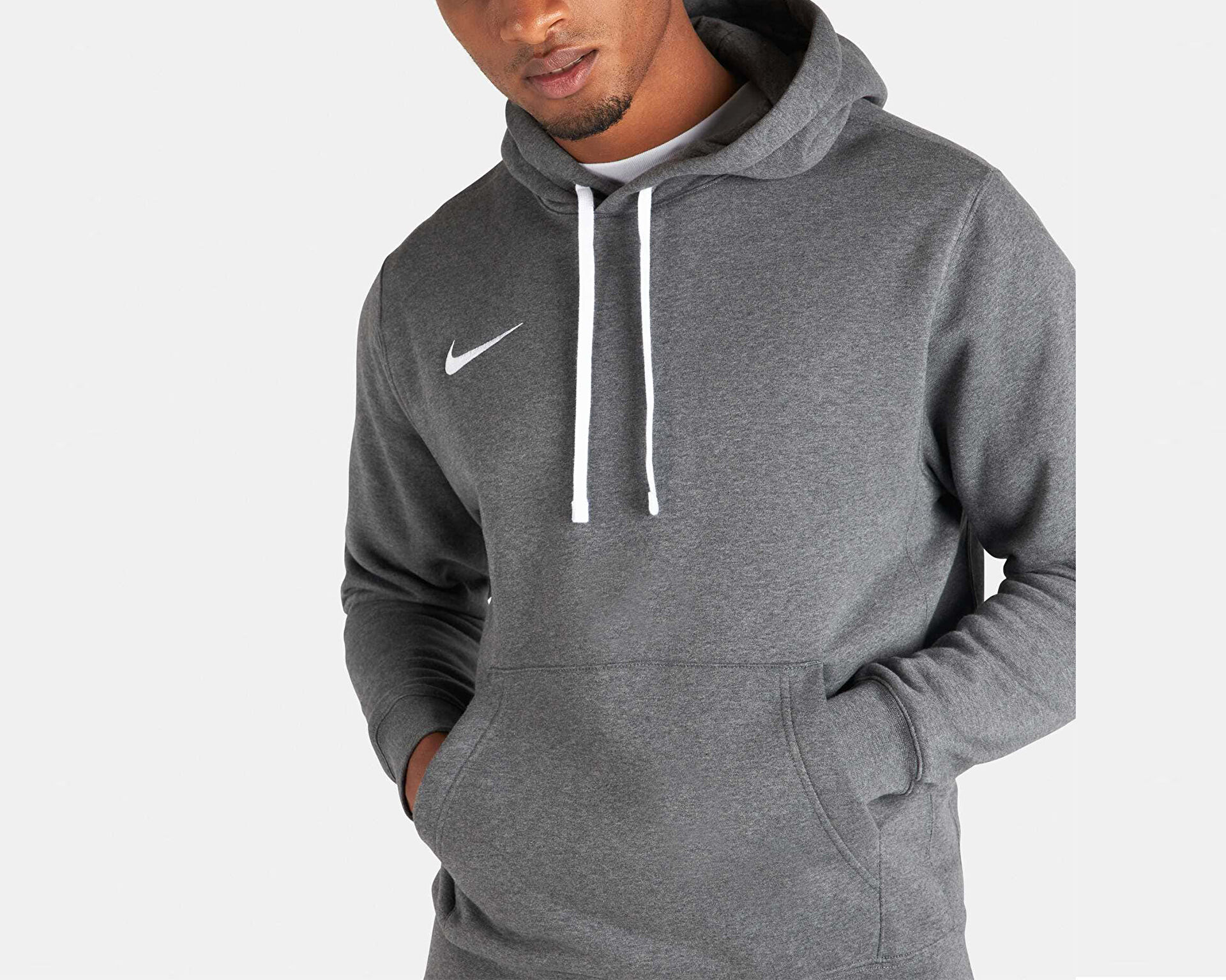Nike Erkek M Nk Flc Park20 Po Hoodie Gri CW6894 071