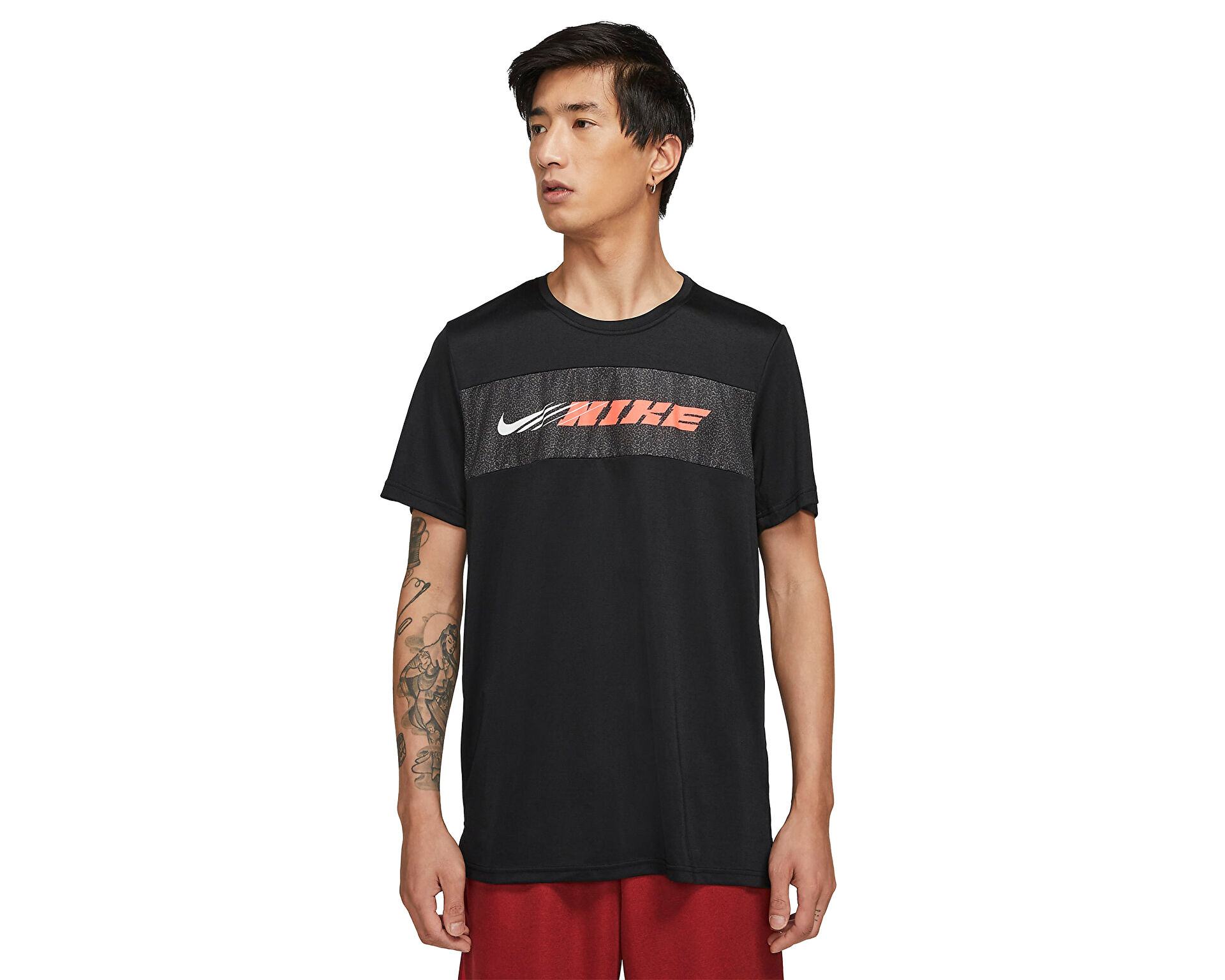 Nike Erkek M Nk Dry Superset Ss Sc Energy Siyah CZ1496 010