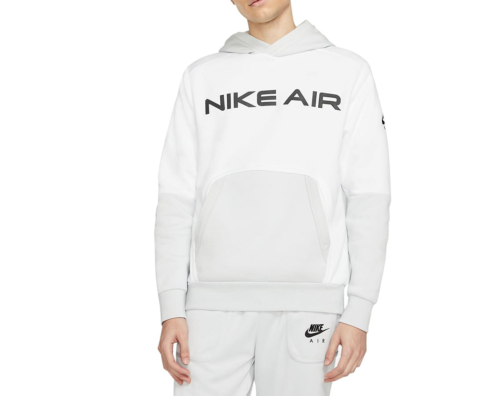 Nike Erkek M Nsw Nike Air Po Flc Hoodie Beyaz DA0212 100