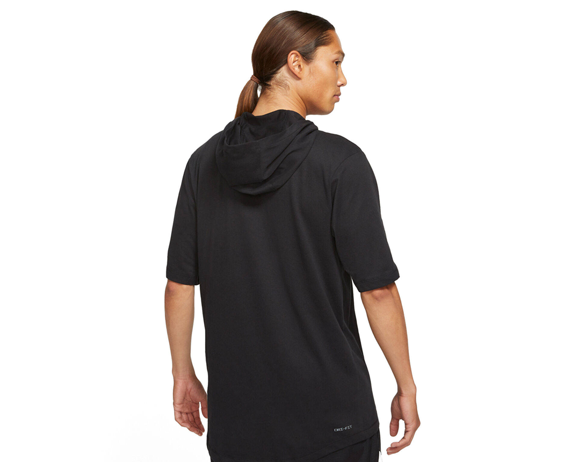 Nike Erkek M Jordan Air Perf Df Ss Hoodie Tee Siyah DA9871 010