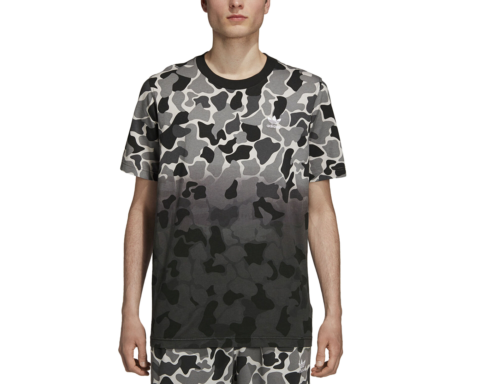 Adidas camo dipped tee top