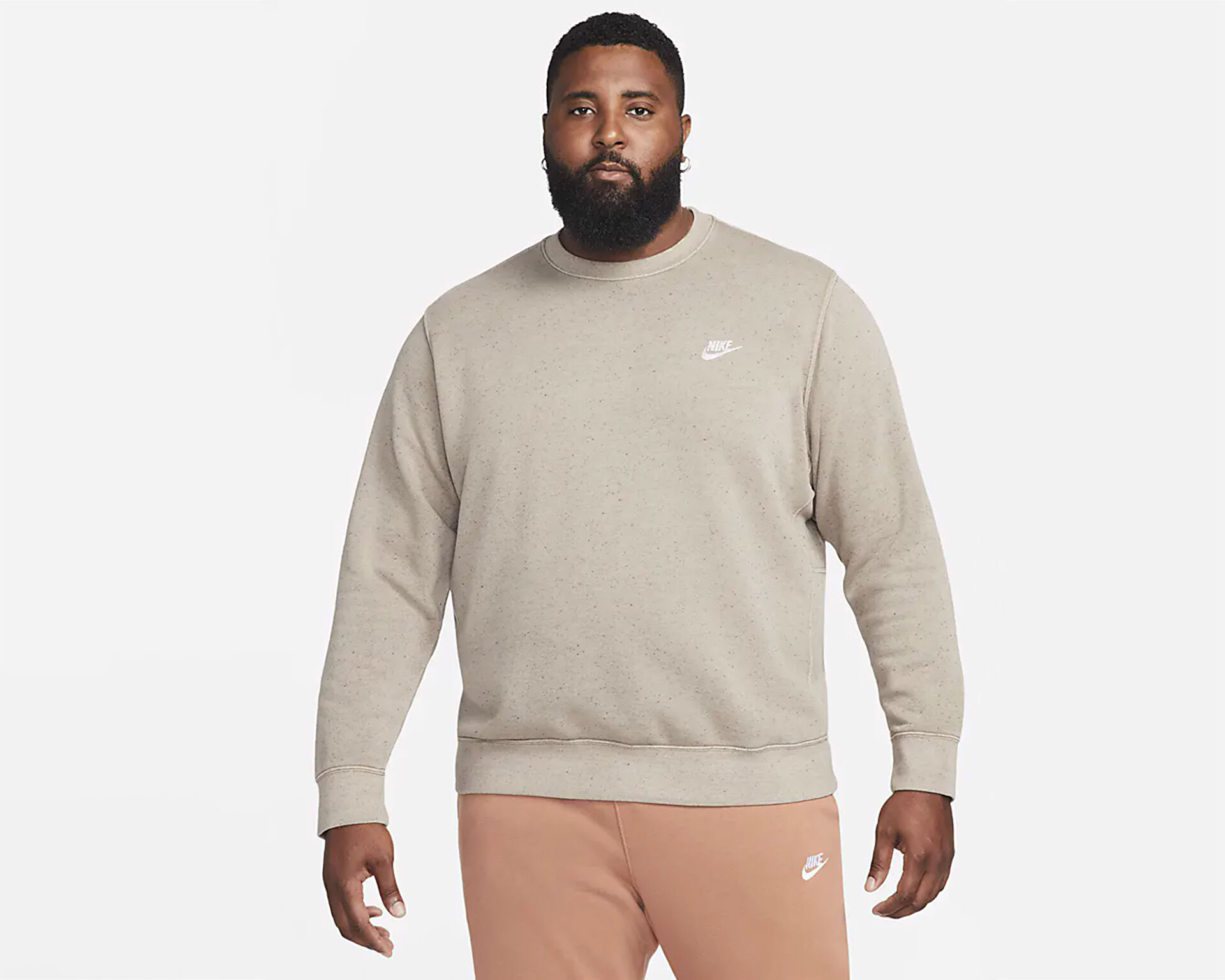 Nike Erkek M Nk Club Bb Crew Revival Krem DQ4661 040