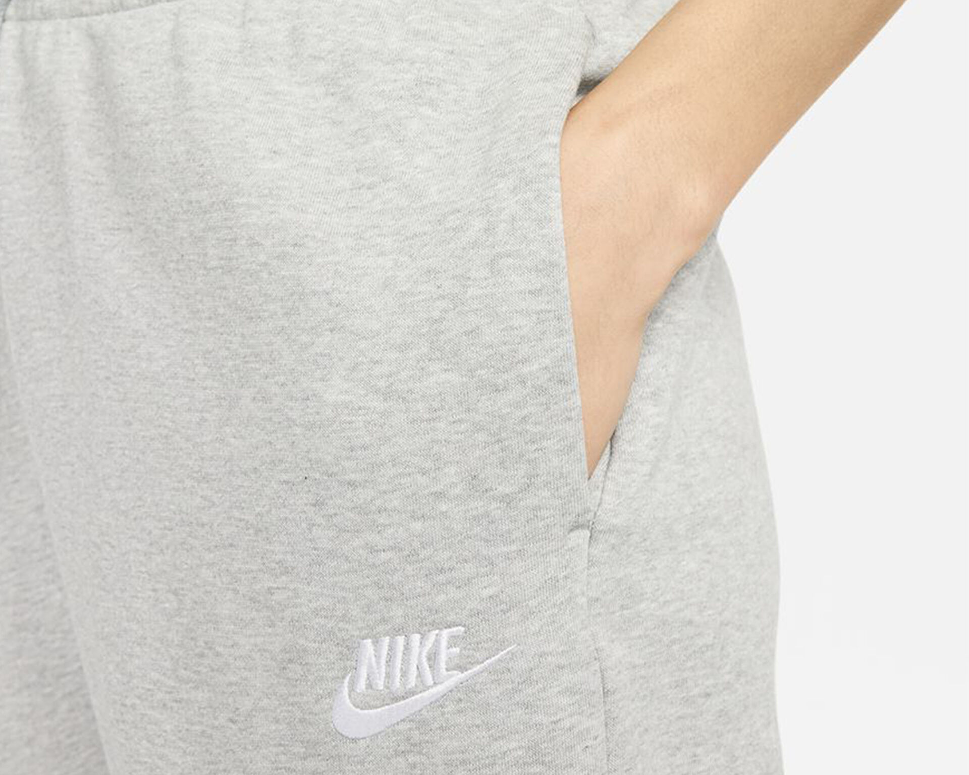 Nike Kad n Sportswear Club Fleece Gri DQ5191 063