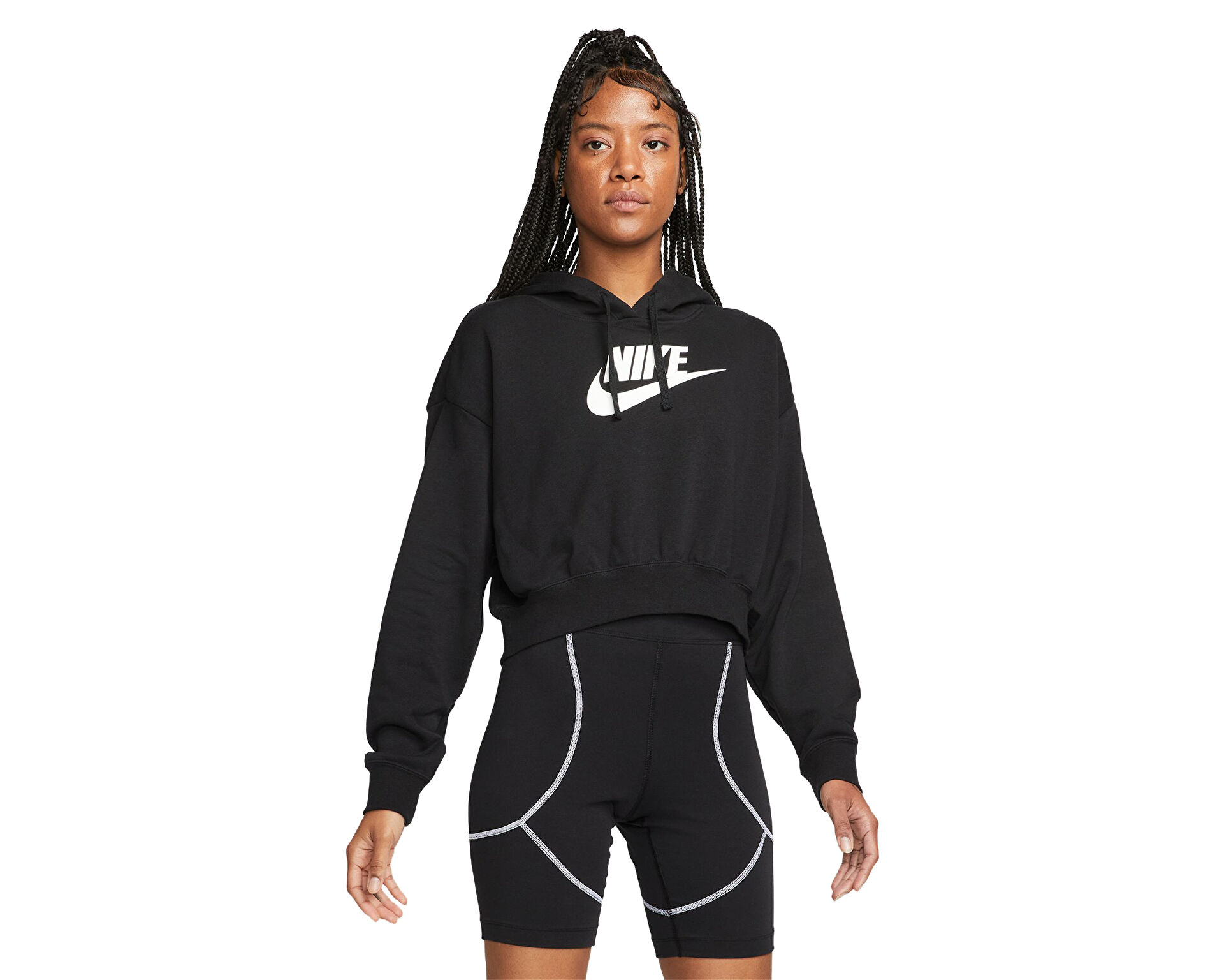 Nike Kad n Sportswear Club Fleece Siyah DQ5850 010