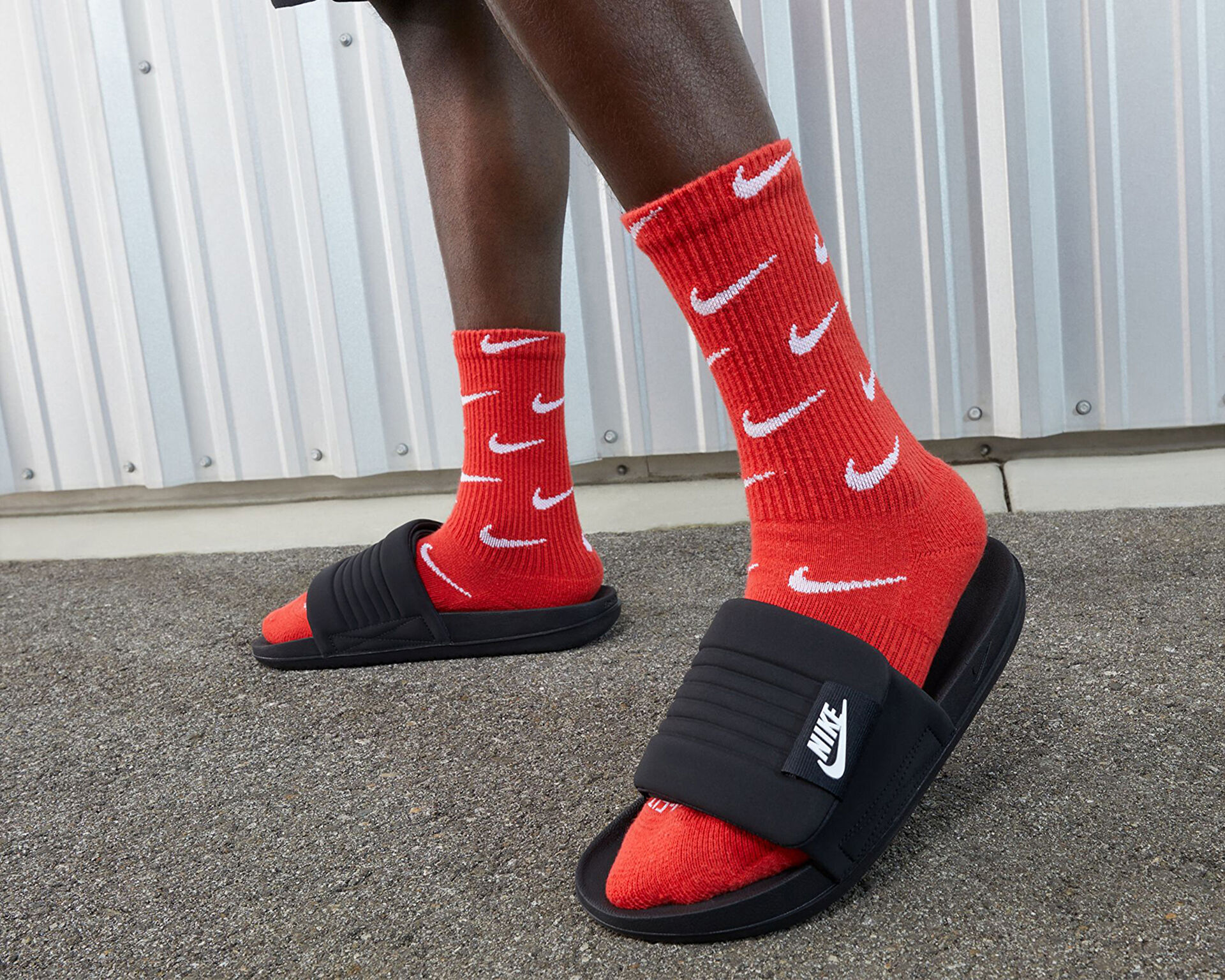 Nike store flip flops on sale
