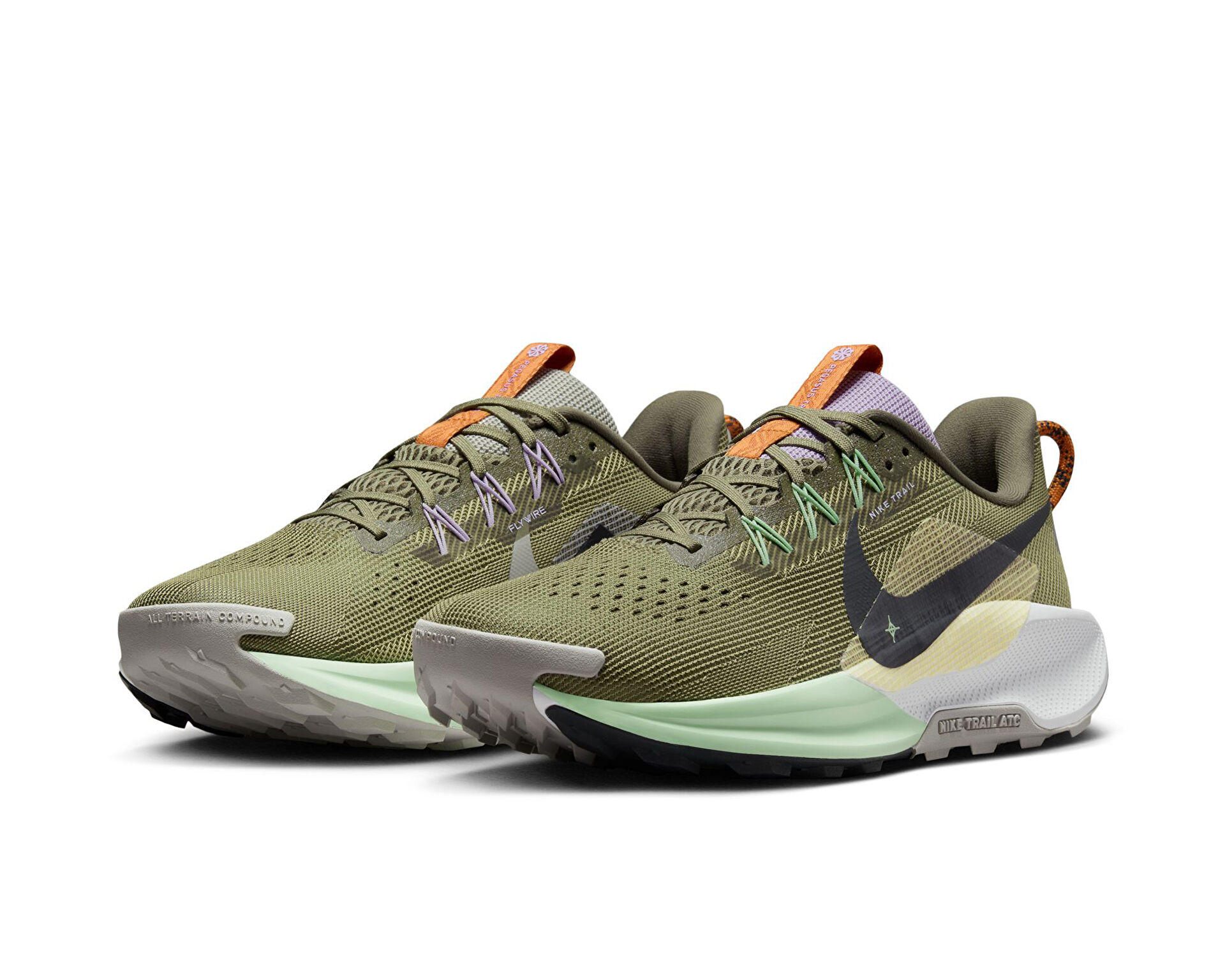 Nike Erkek Nike Reactx Pegasus Trail 5 Ye il DV3864 200