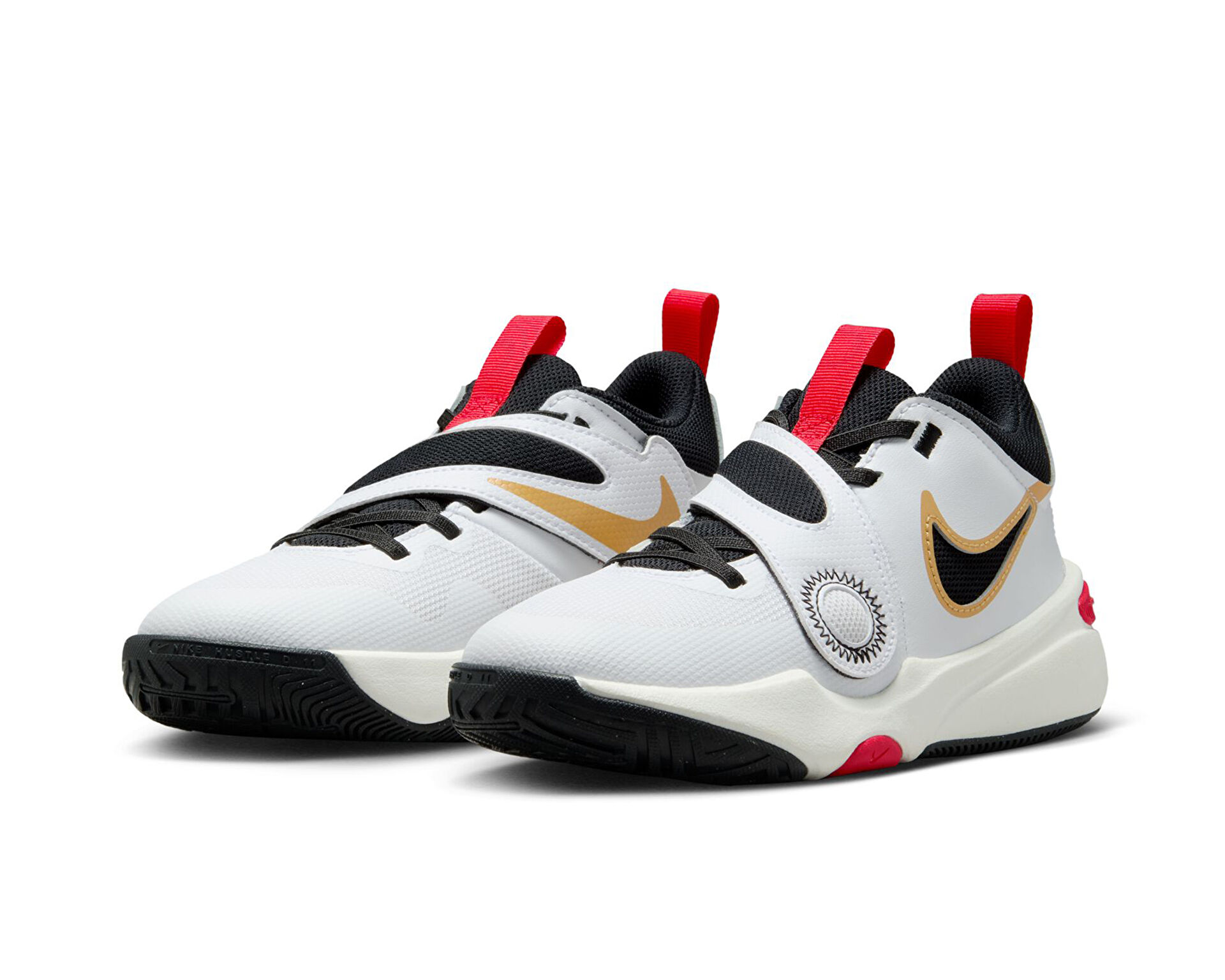 Nike team hustle white top