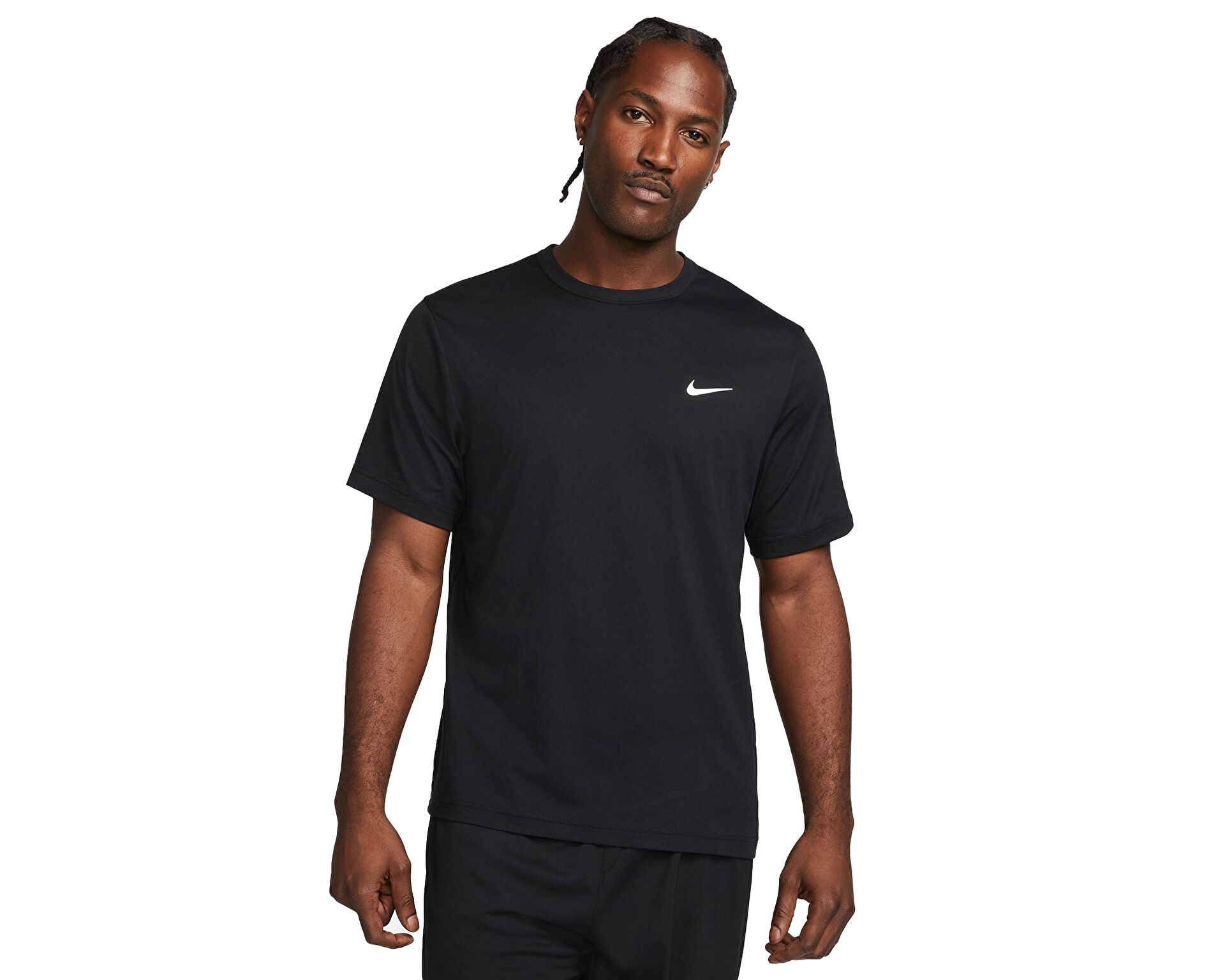 Nike Erkek M Nk Df Uv Hyfverse Ss Siyah DV9839-010