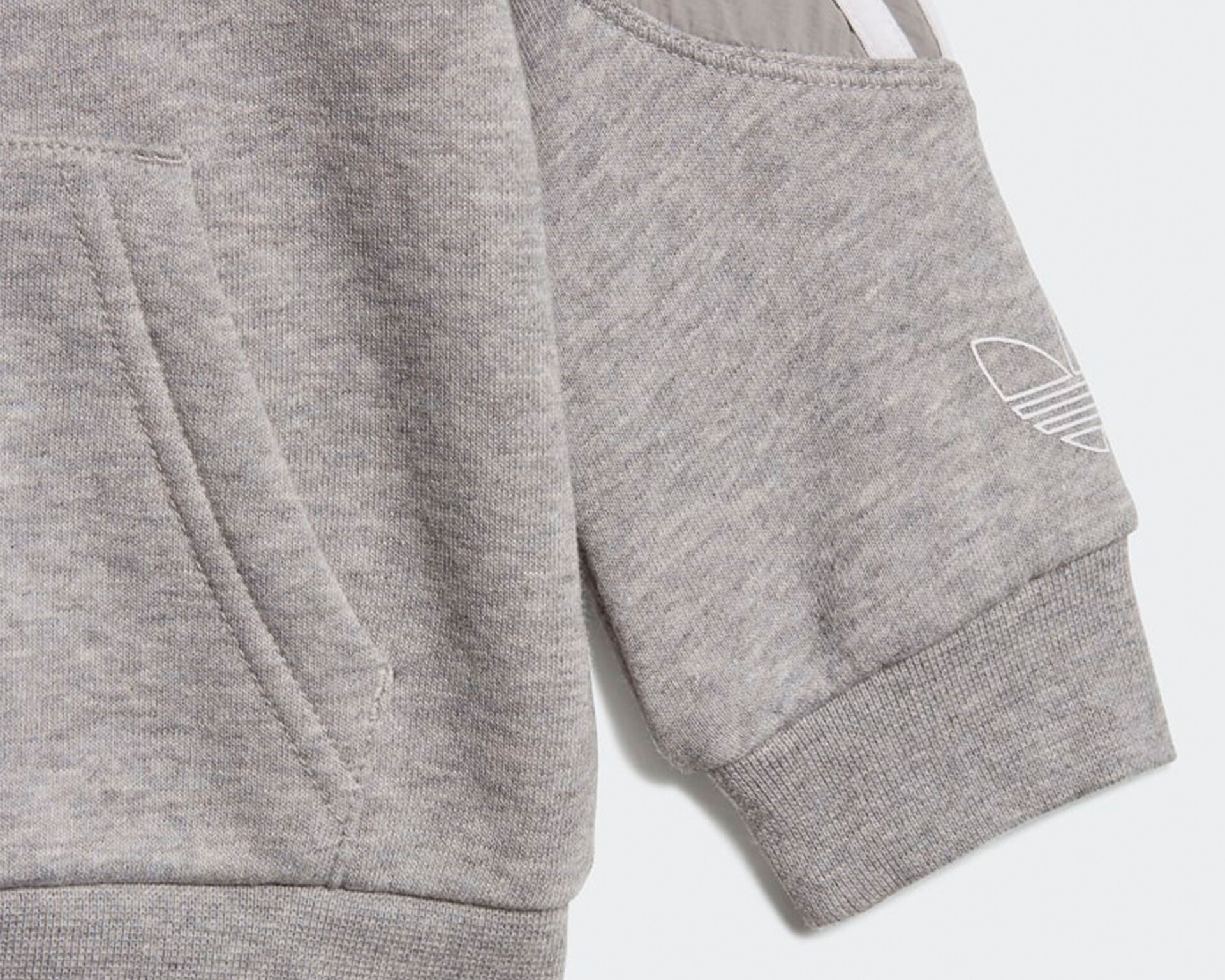 Adidas outline hot sale tracksuit