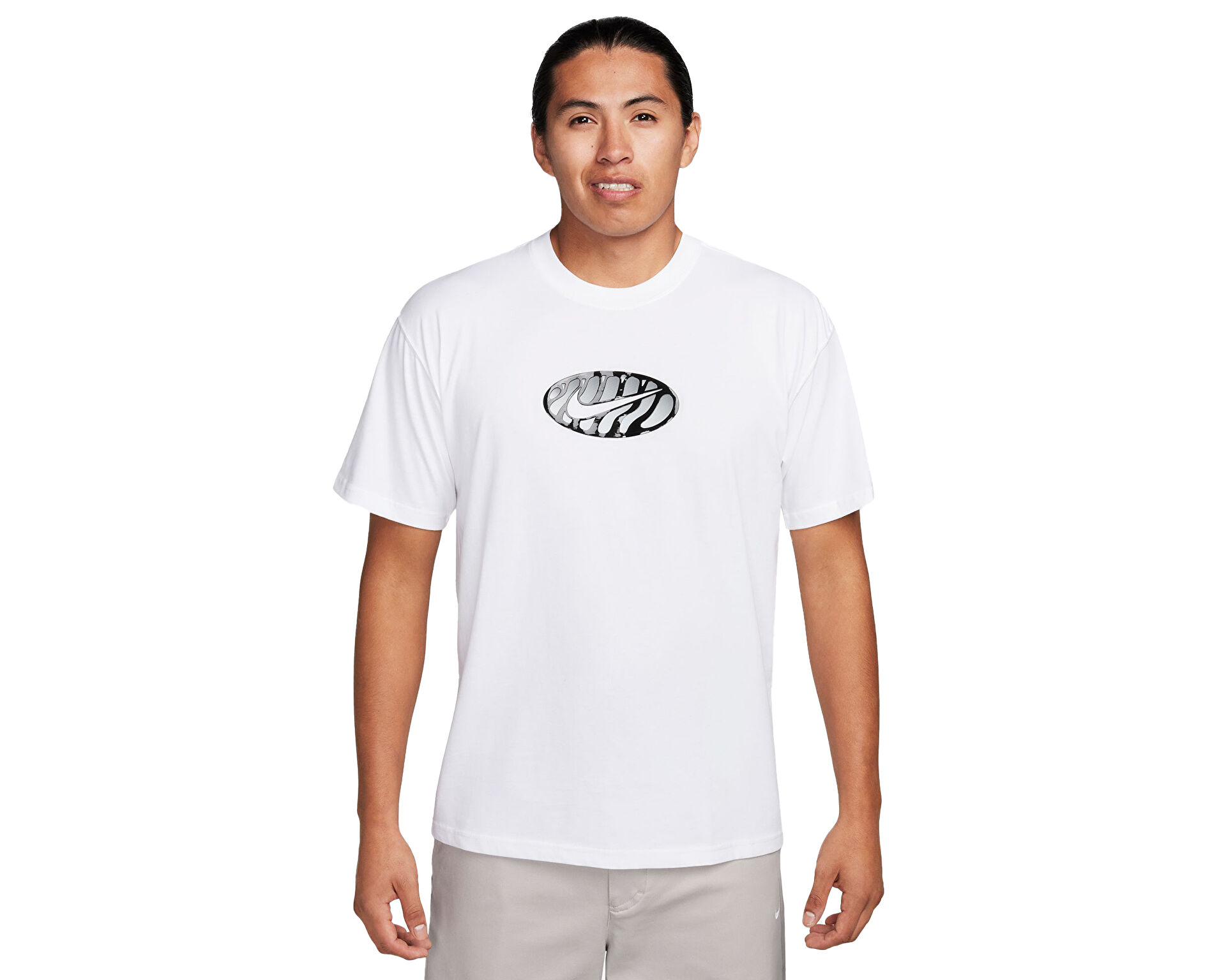 Nike Erkek U Nsw Tee M90 Am Day Lbr Beyaz FQ3752 100