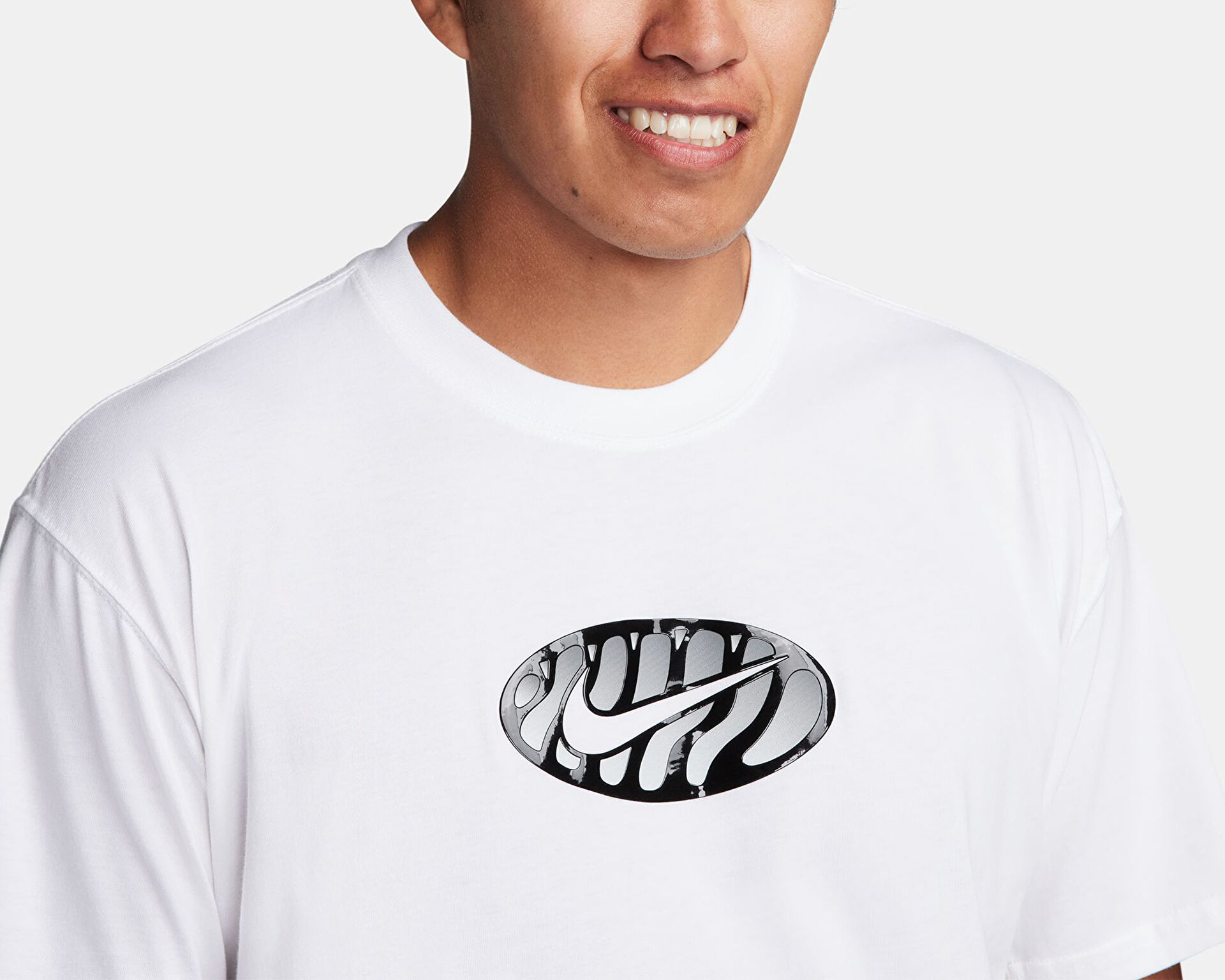 Nike Erkek U Nsw Tee M90 Am Day Lbr Beyaz FQ3752-100