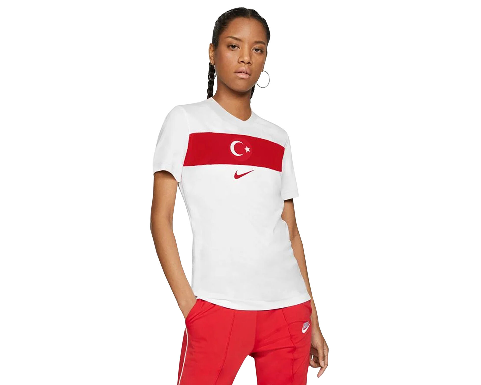 Nike Kad n Milli Tak m Kad n Futbol Formas Beyaz FQ8562 100