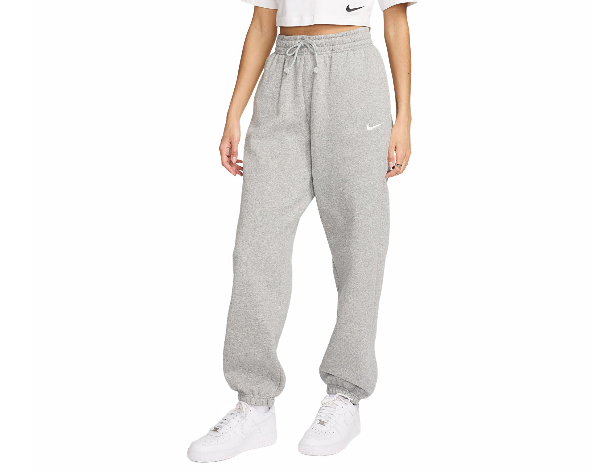 「 NIKE 」★正規品★韓国人気★AS W NSW CRC50 HR FLC PANT Nike Kadın W Nsw Phnx Flc Hr Os Pant 2 Gri FZ5996-063