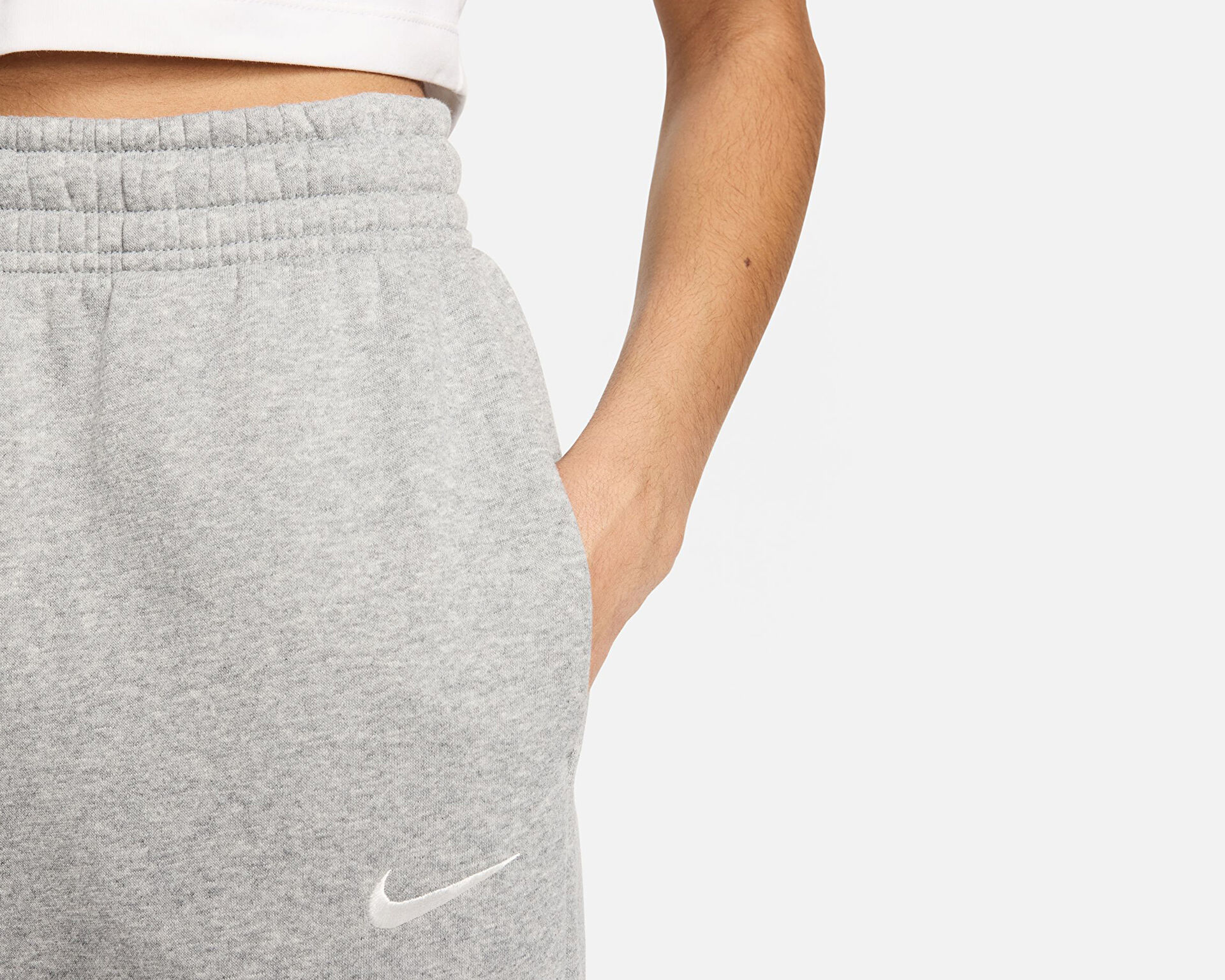 Nike Kadın W Nsw Phnx Flc Hr Os Pant 2 Gri FZ5996-063