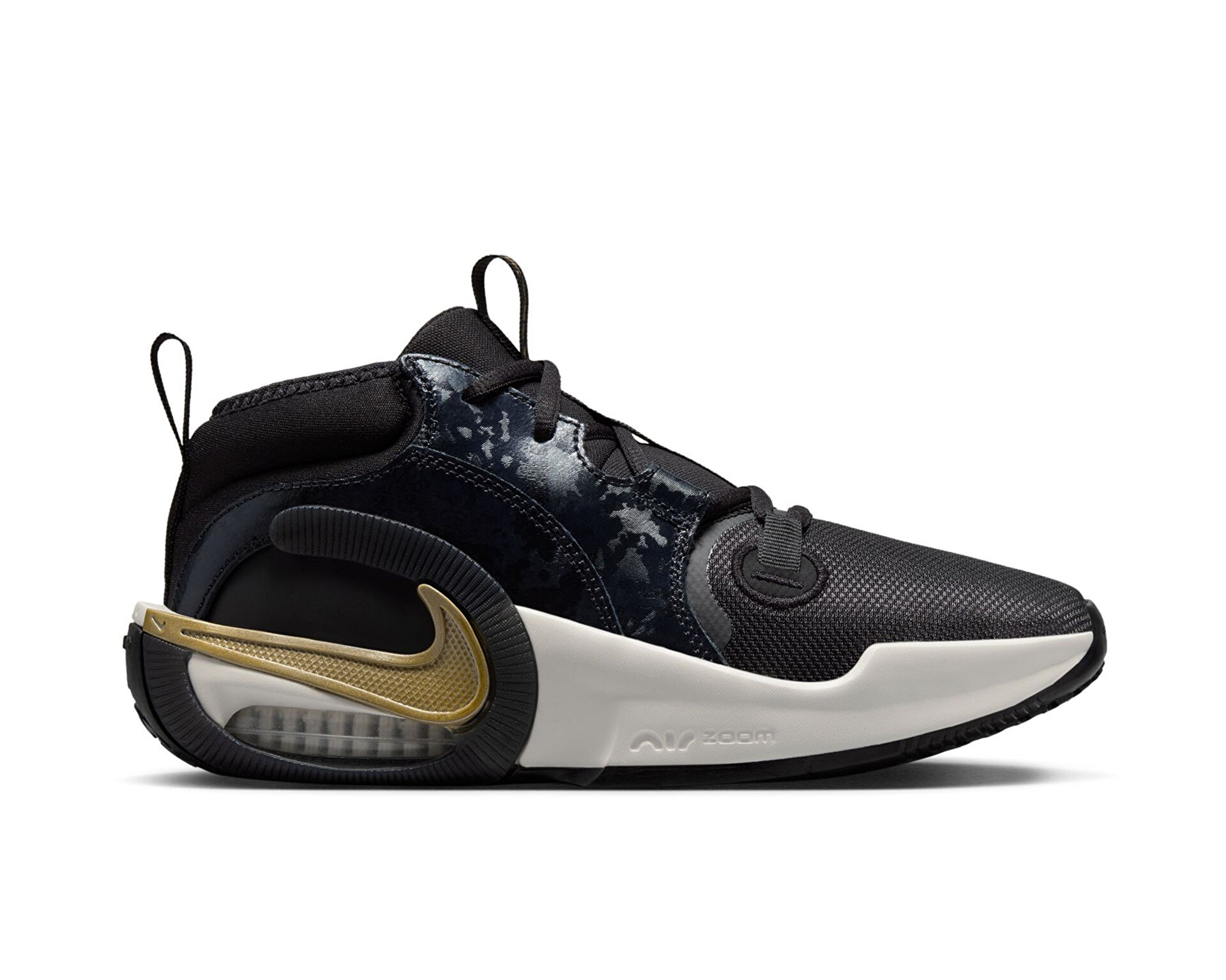 New nike shoes black and gold hot sale