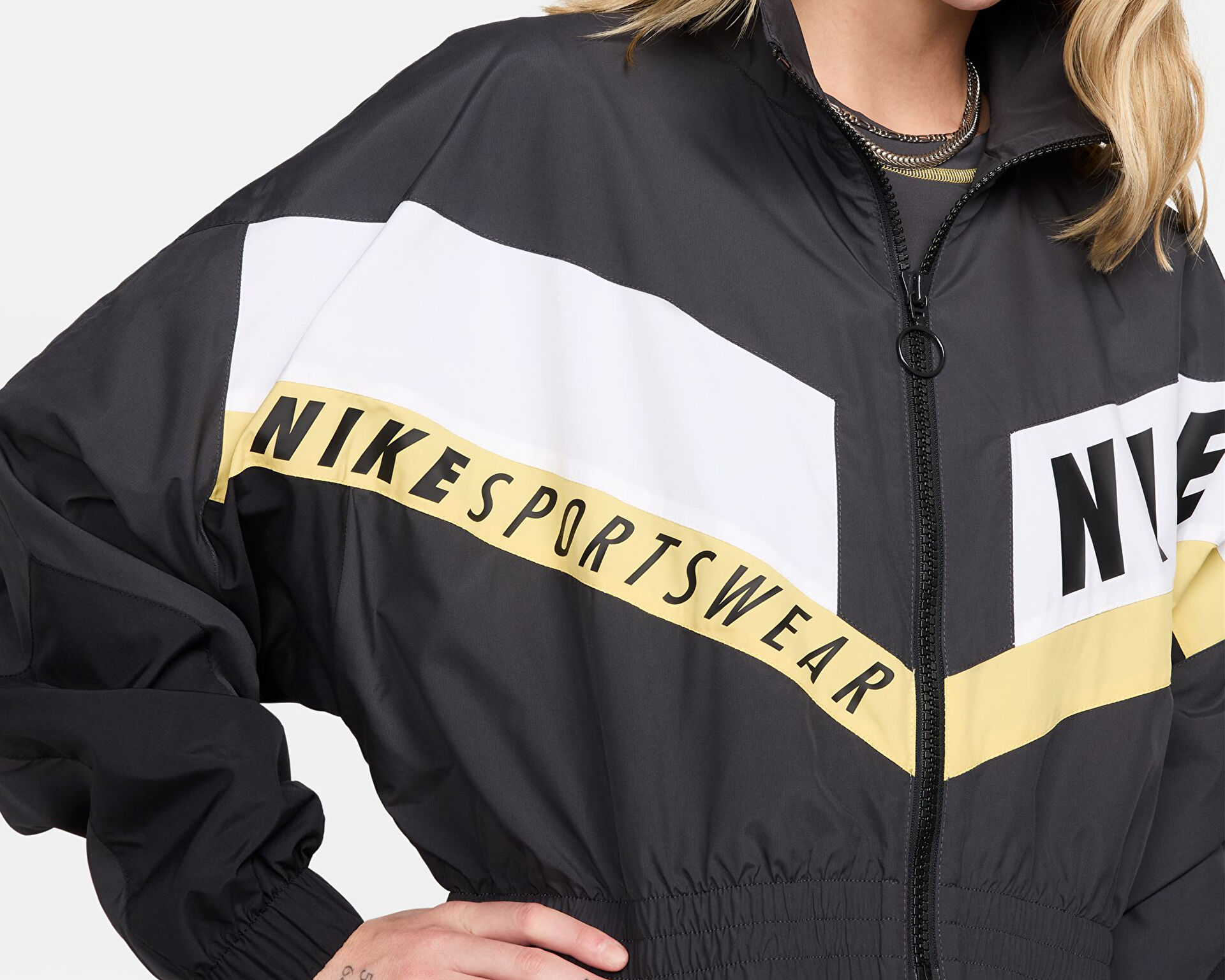 Nike Kad n W Nsw Jkt Wvn Street Sw Siyah HF5956 070