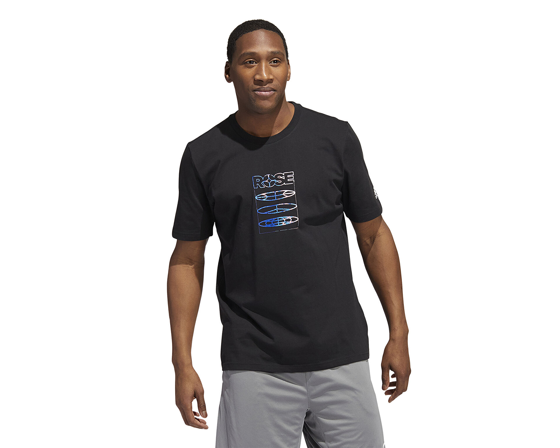 adidas Erkek Rose Tee Siyah HH8943