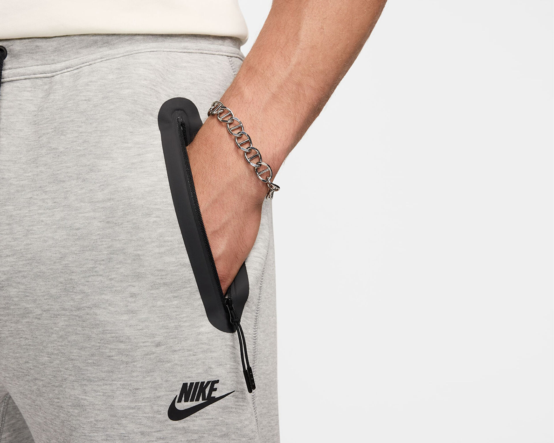 Nike Erkek M Nk Tch Flc Oh Pant2 Gri HJ6533 063