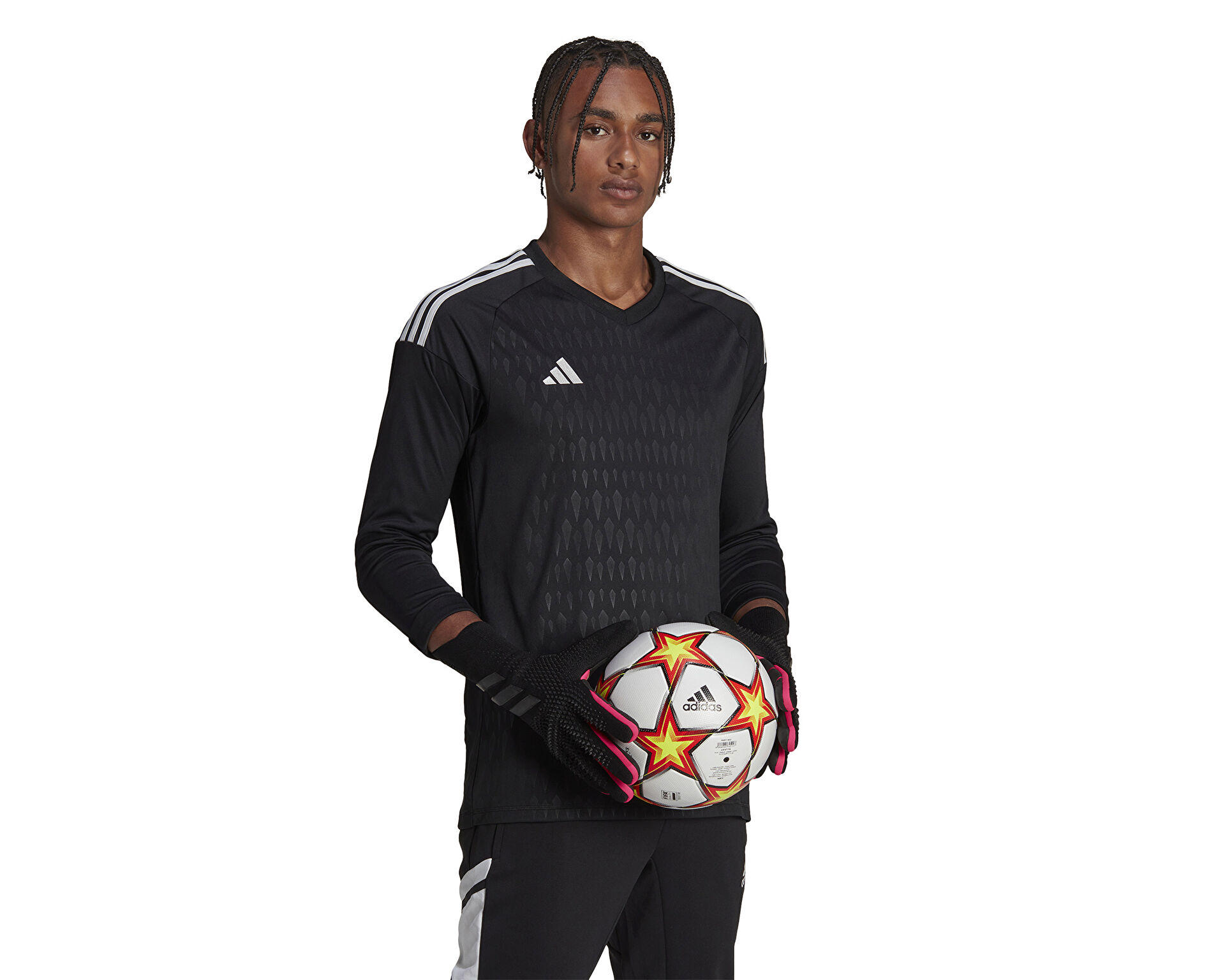adidas Erkek T23 C Gk Jsy L Siyah HL0008