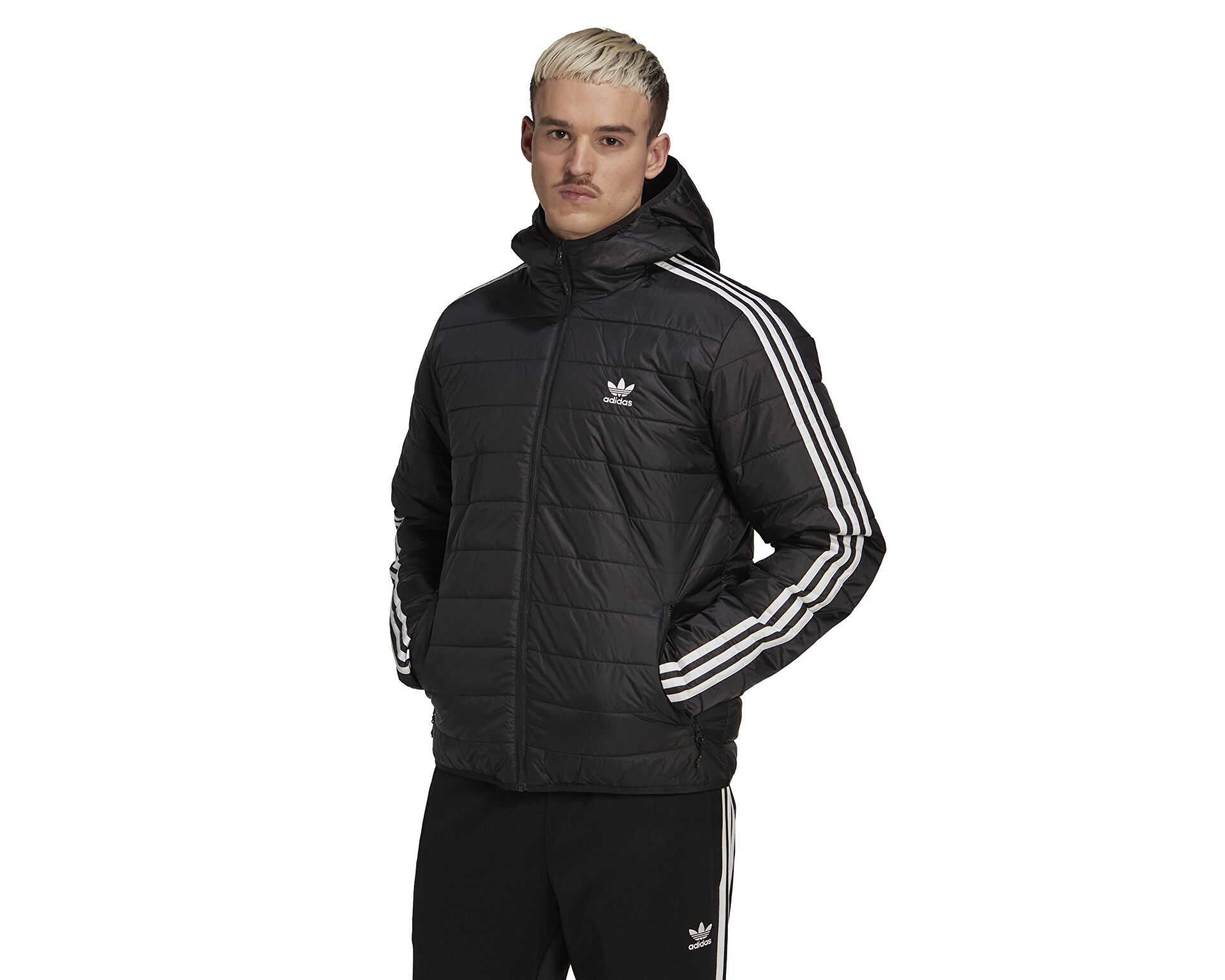 adidas Erkek Pad Hooded Puff Siyah HL9211