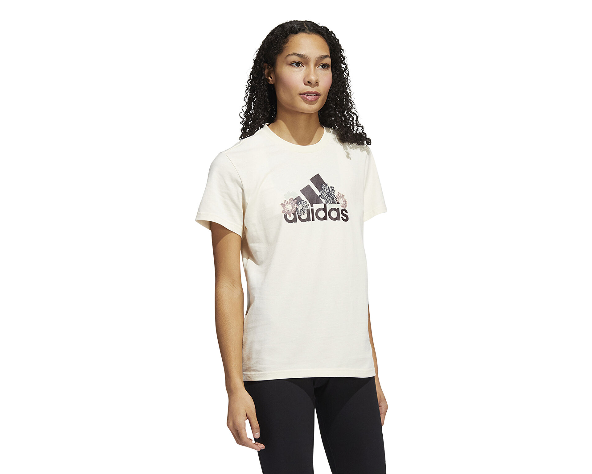 T shirt adidas femme fleur clearance