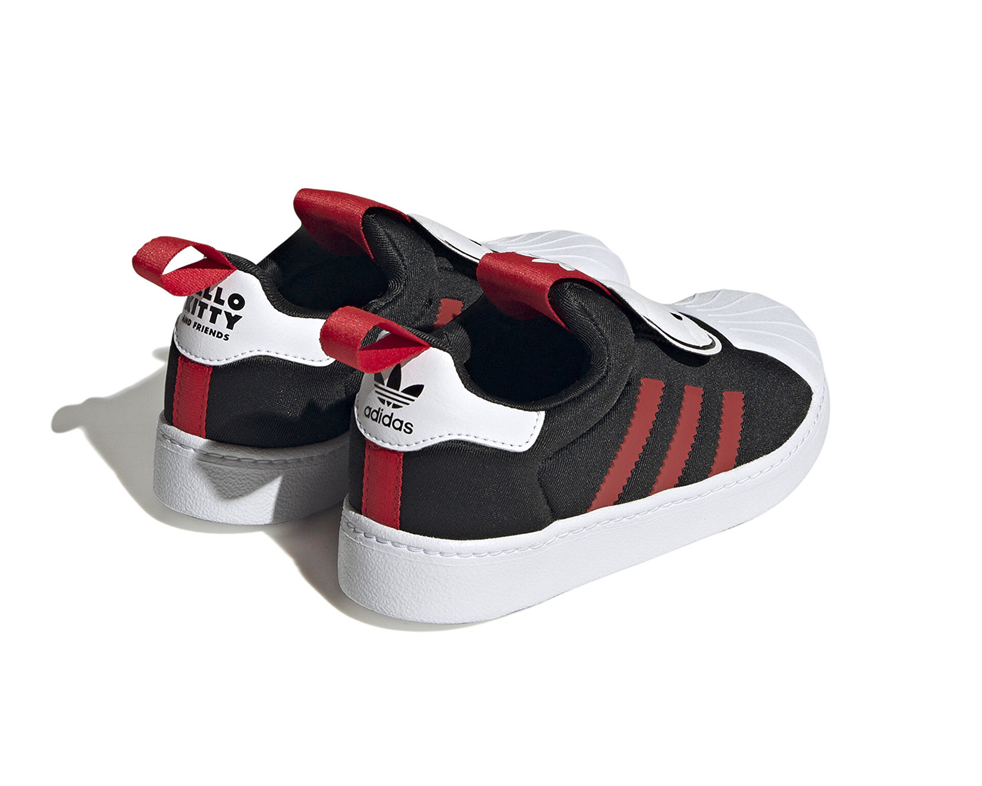Superstar slip on kids red cheap