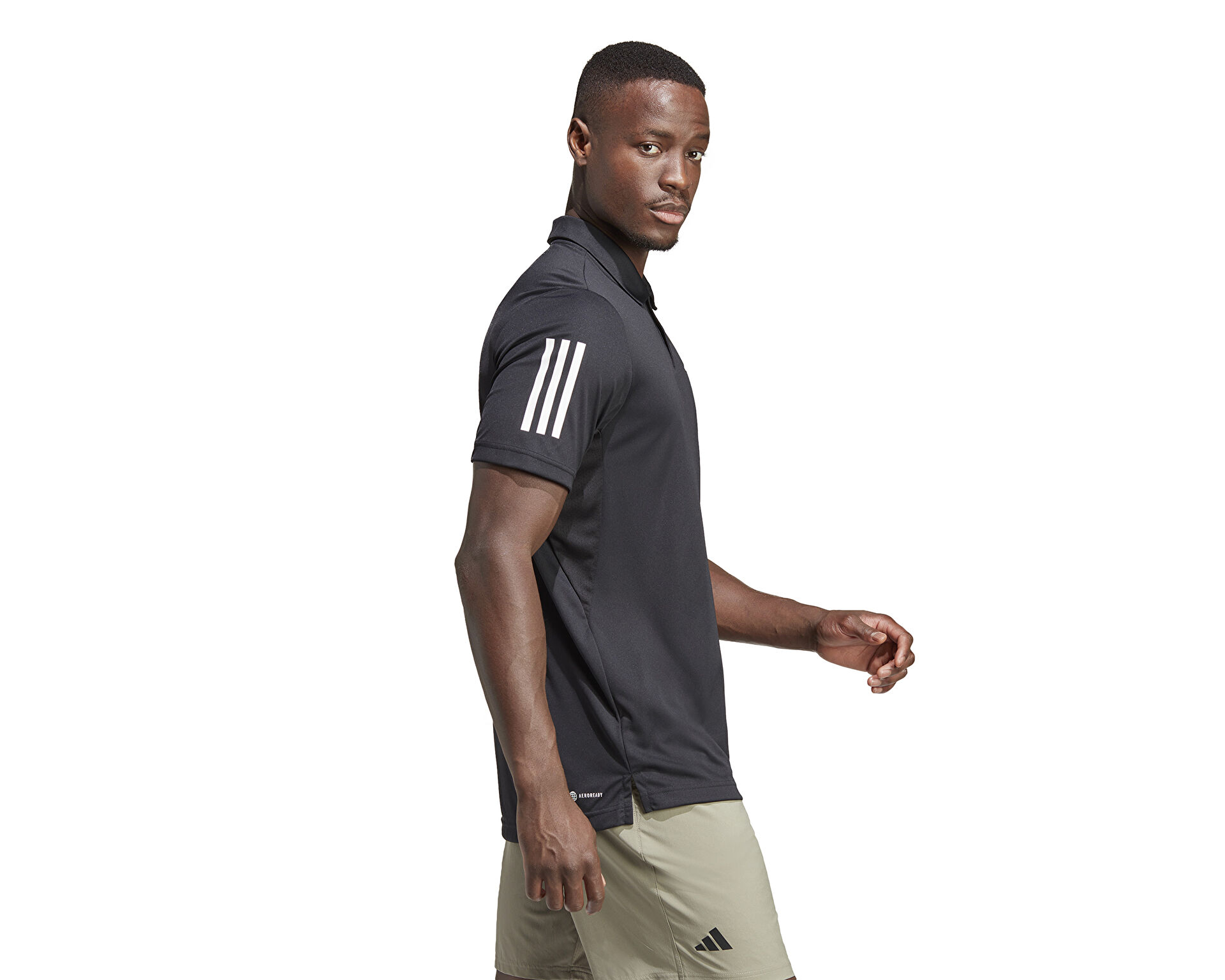 adidas Erkek Club 3Str Polo Siyah HS3269