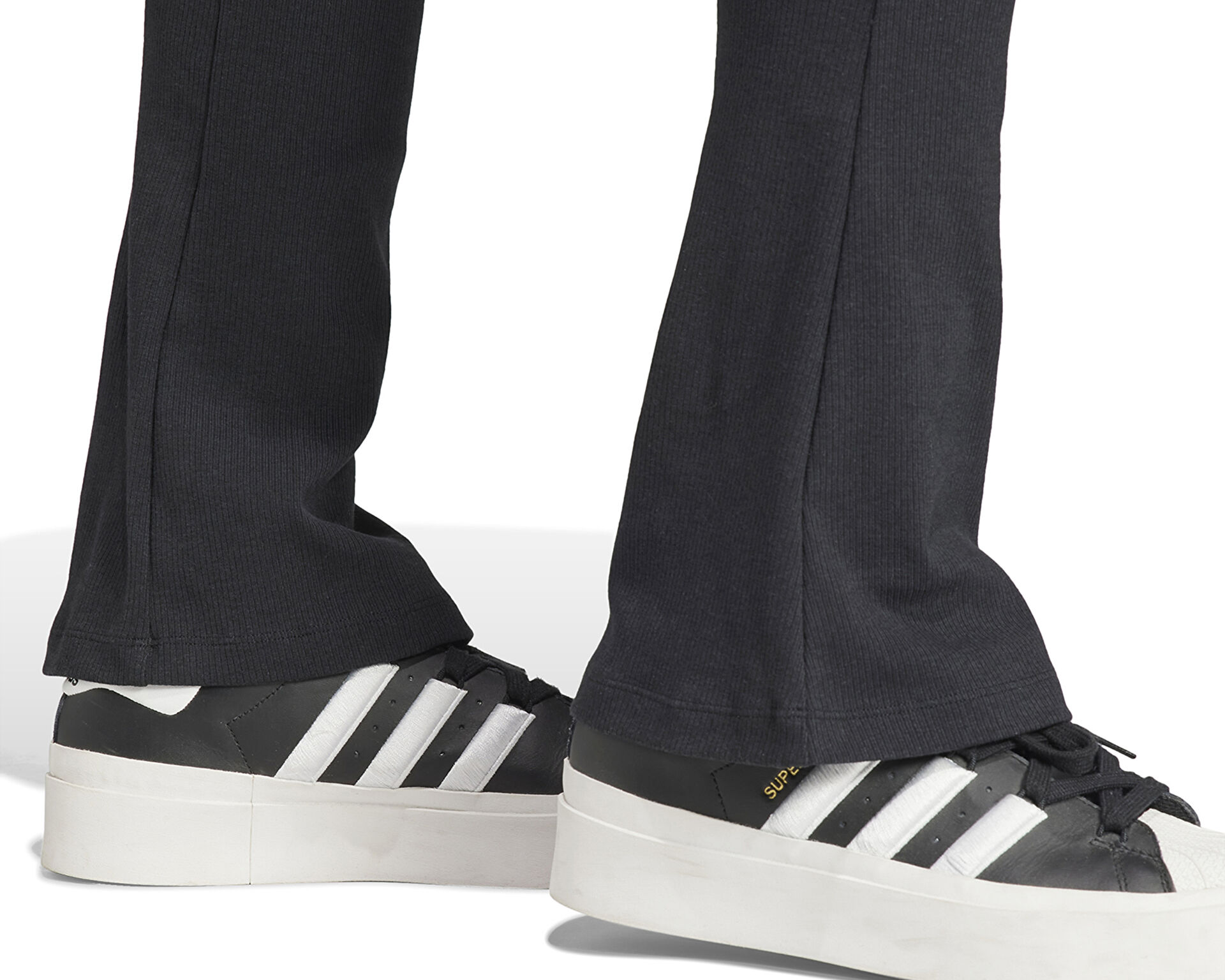 ボトムスその他 adidas Lip Flared Pants Black II8056 ADIDAS Essentials Rib Flared Pants II8056 - Shiekh