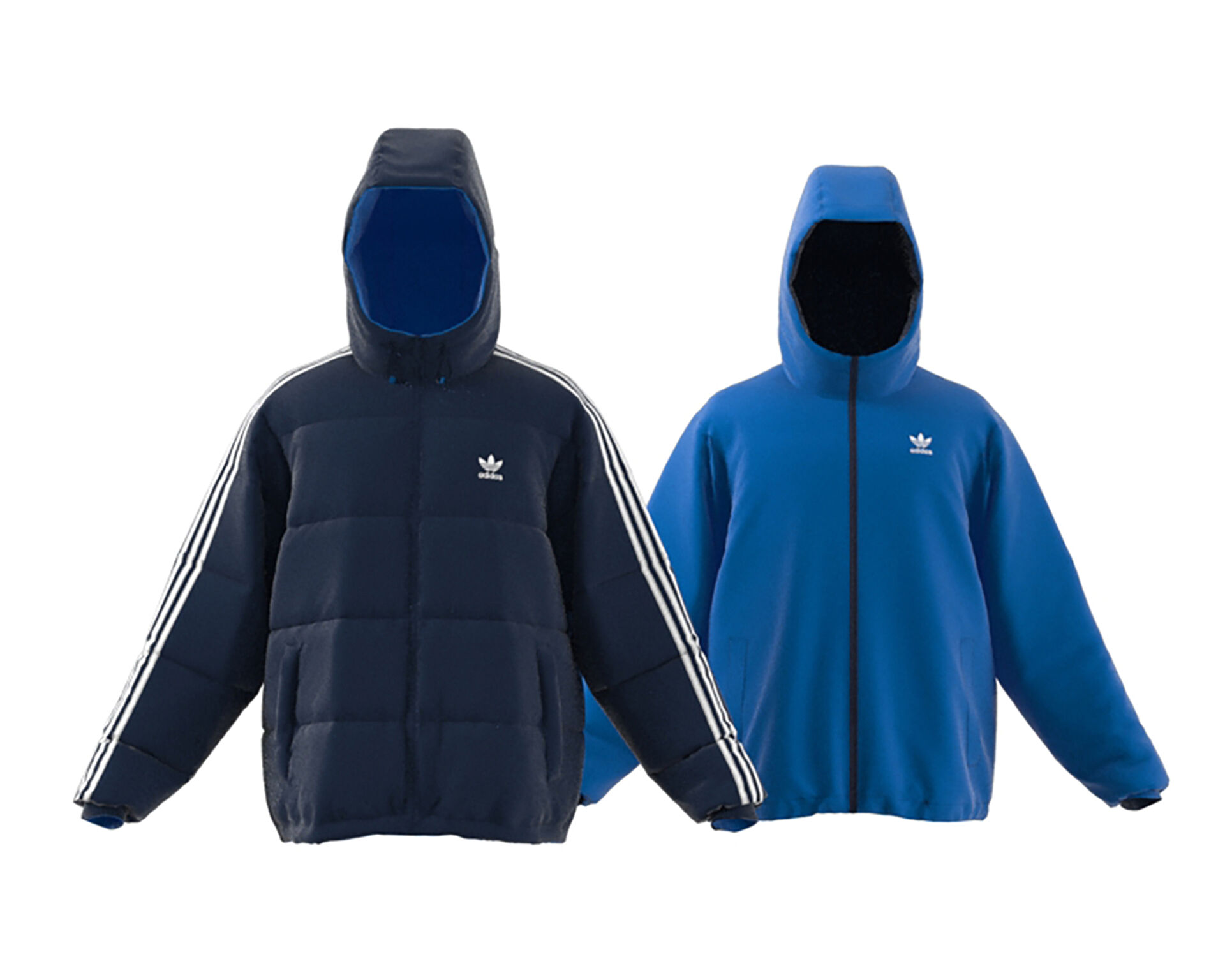 Adidas originals retro hooded jacket in deals navy dh5004