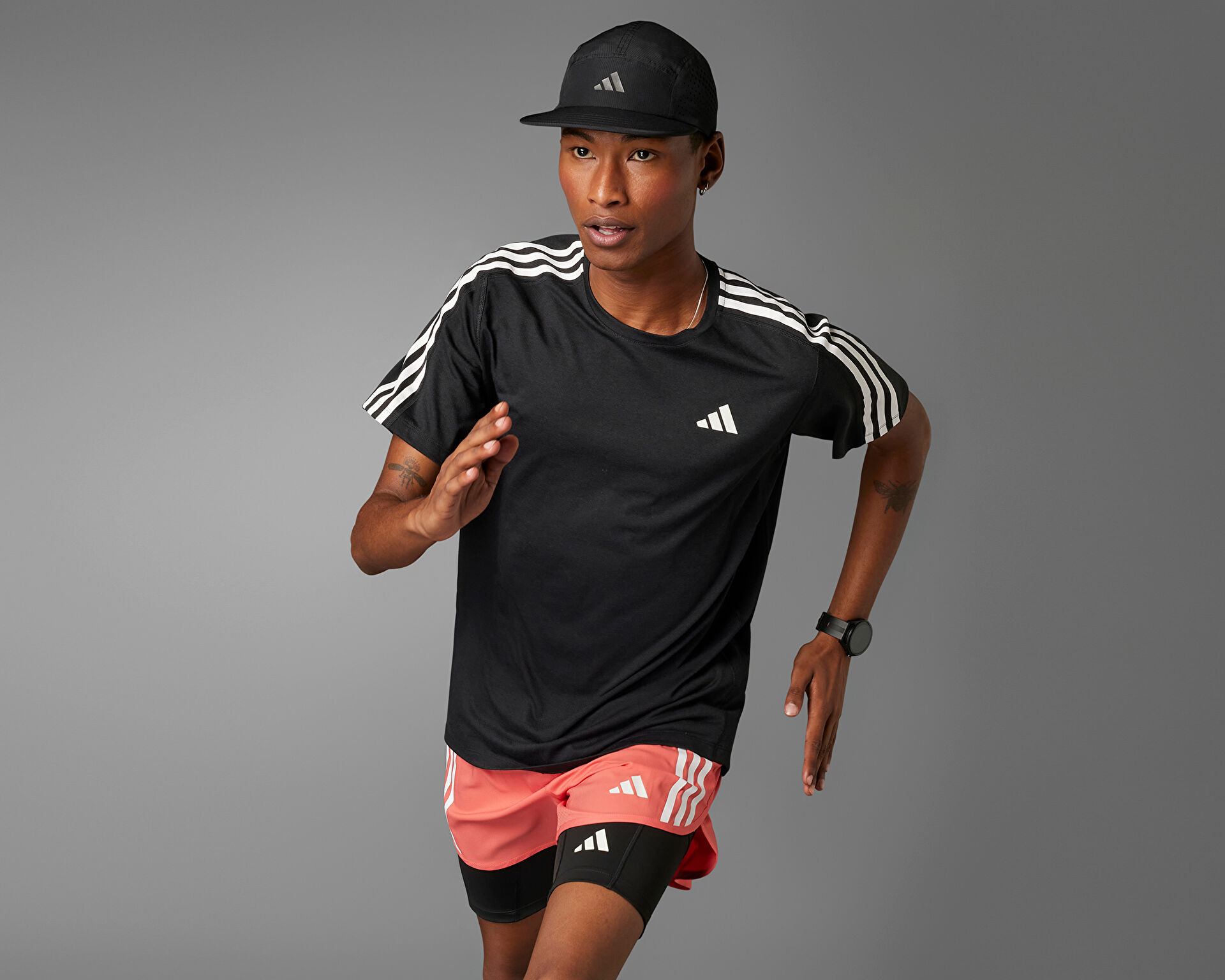 Tシャツ・カットソー adidas OTR E 3S TEE IQ3834 ADIDAS Erkek OTR E 3S TEE Siyah IQ3834 | Korayspor