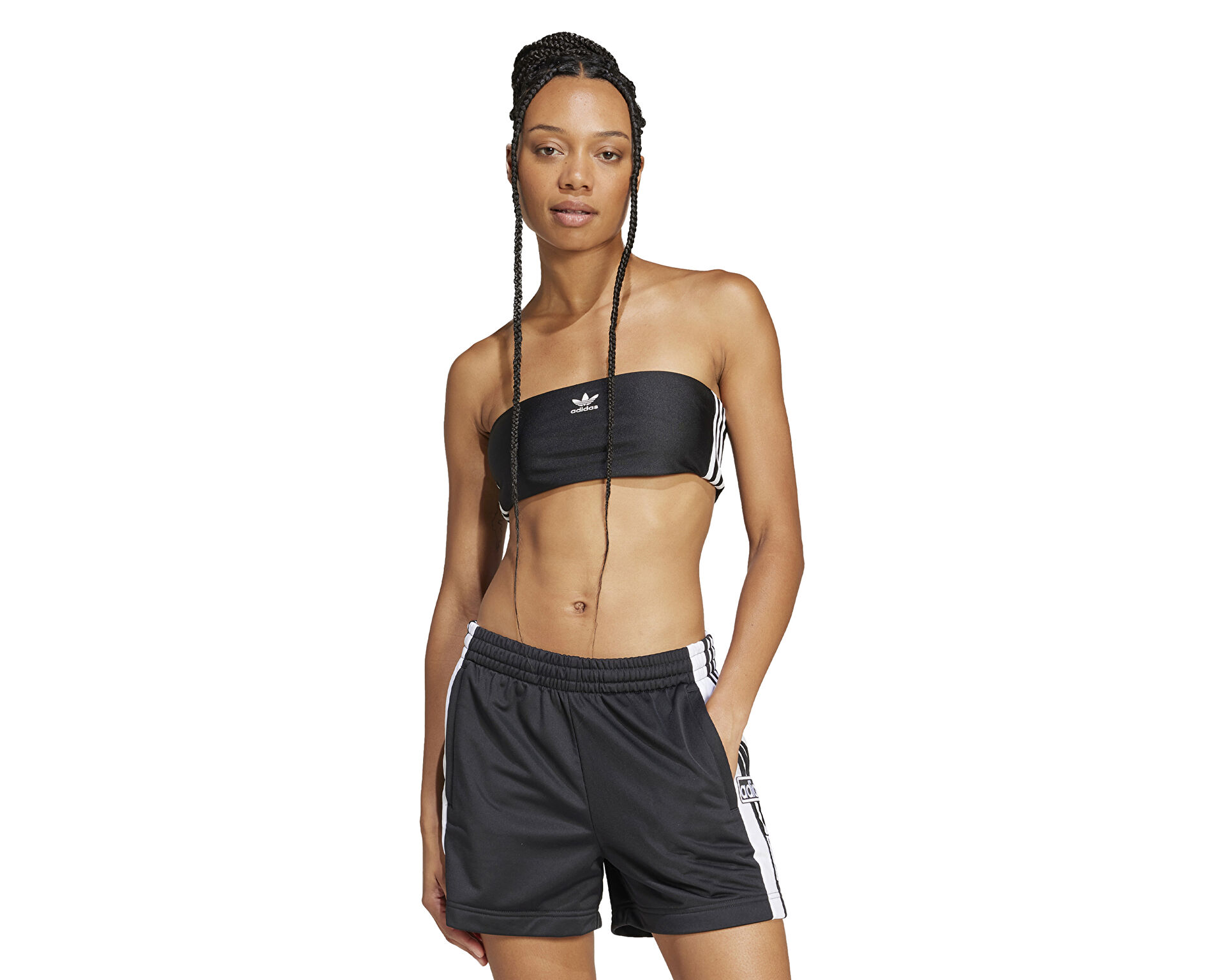 T shirt adidas crop top sales