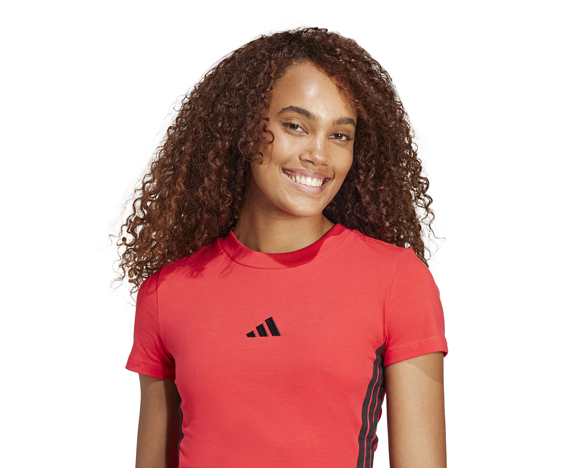 adidas Kadın W 3S Sj Baby T Kırmızı JE1242